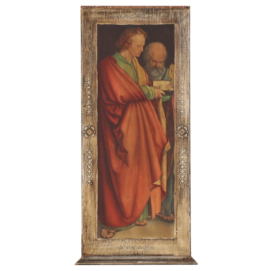 Giclée after Albrecht Dürer "The Four Apostles" St. John and St. Peter Panel