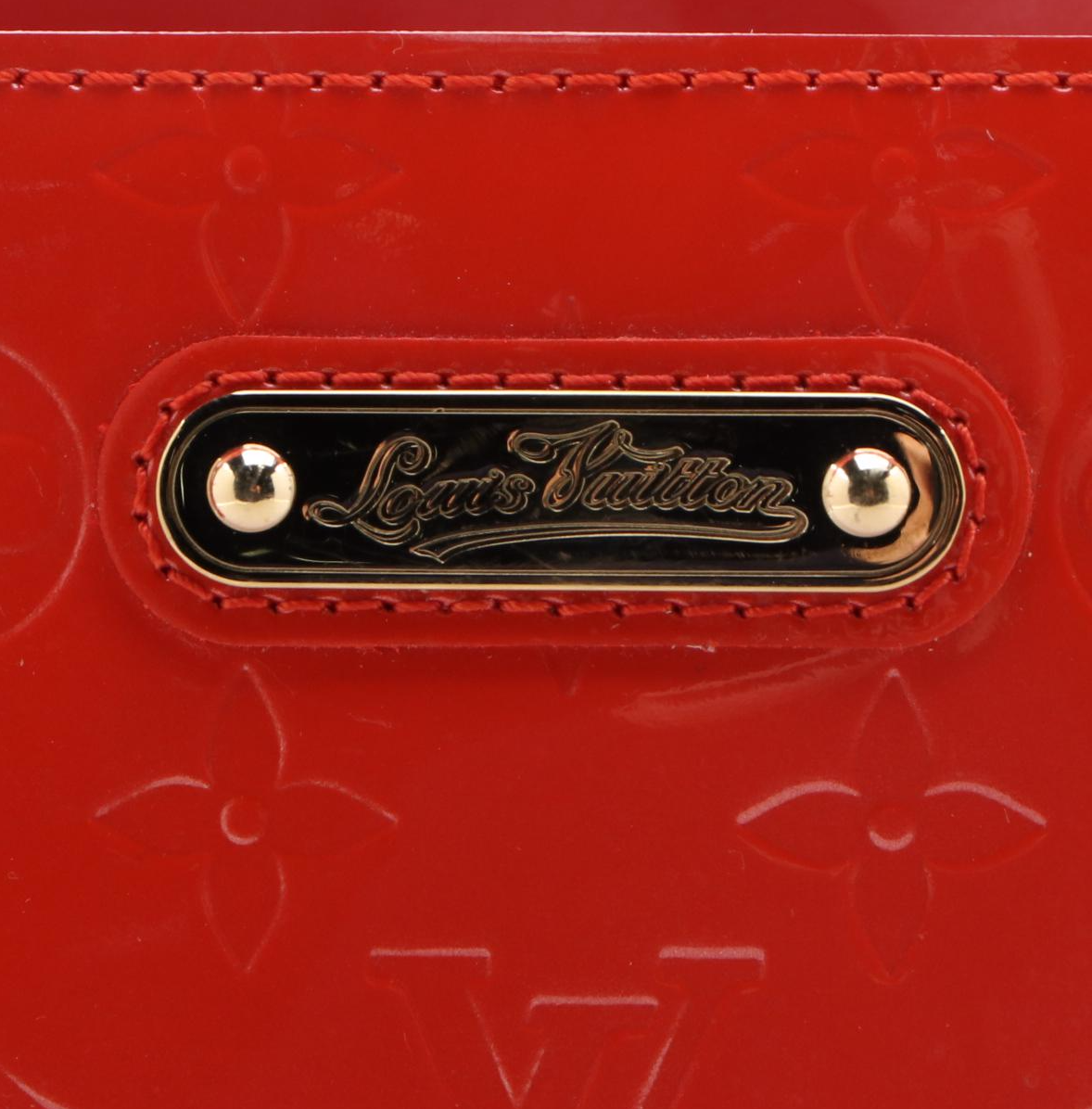 Louis Vuitton Wilshire PM in Orange Sunset Monogram Vernis Leather