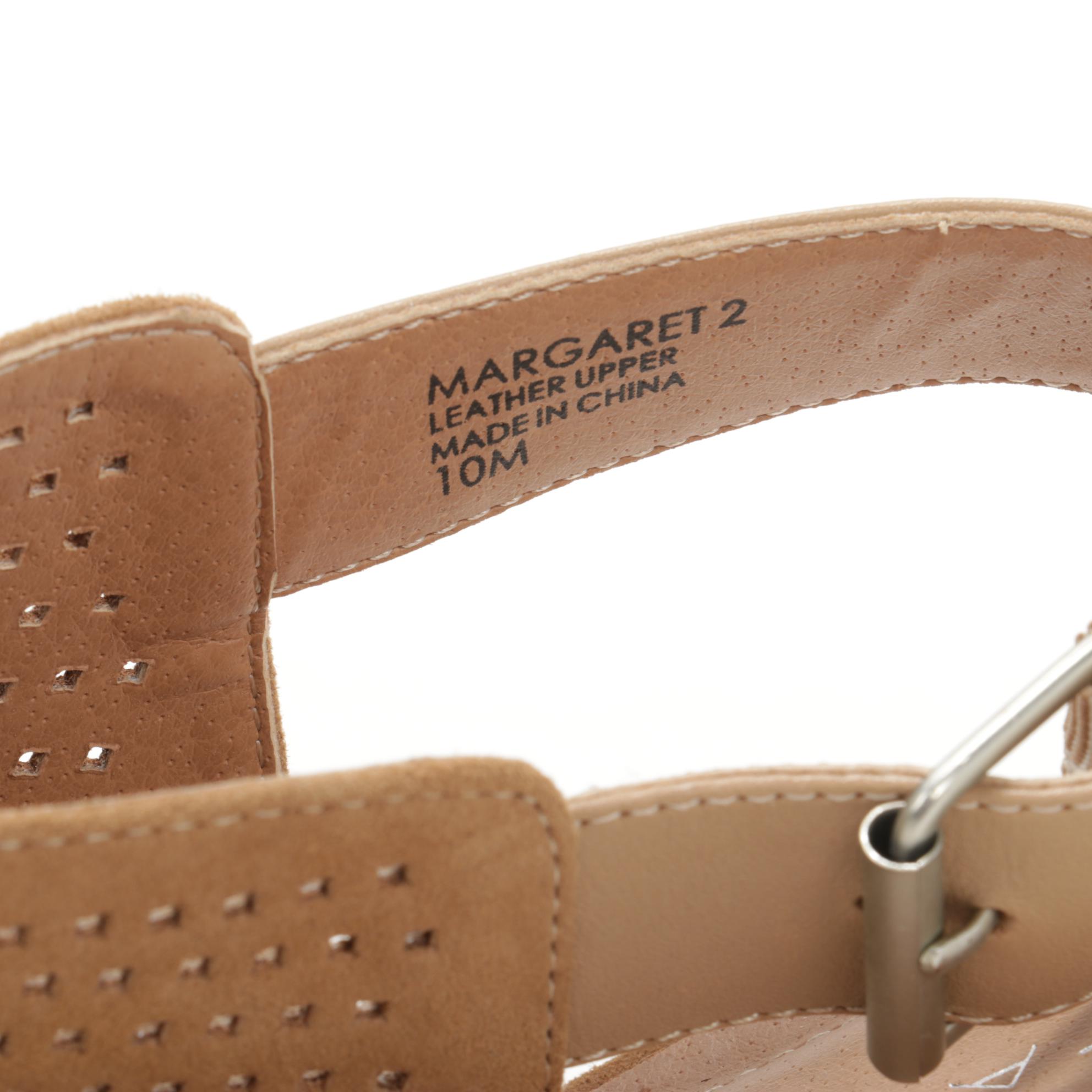 Tahari Margaret 2 Perforated Suede Peep-Toe Sandal Booties