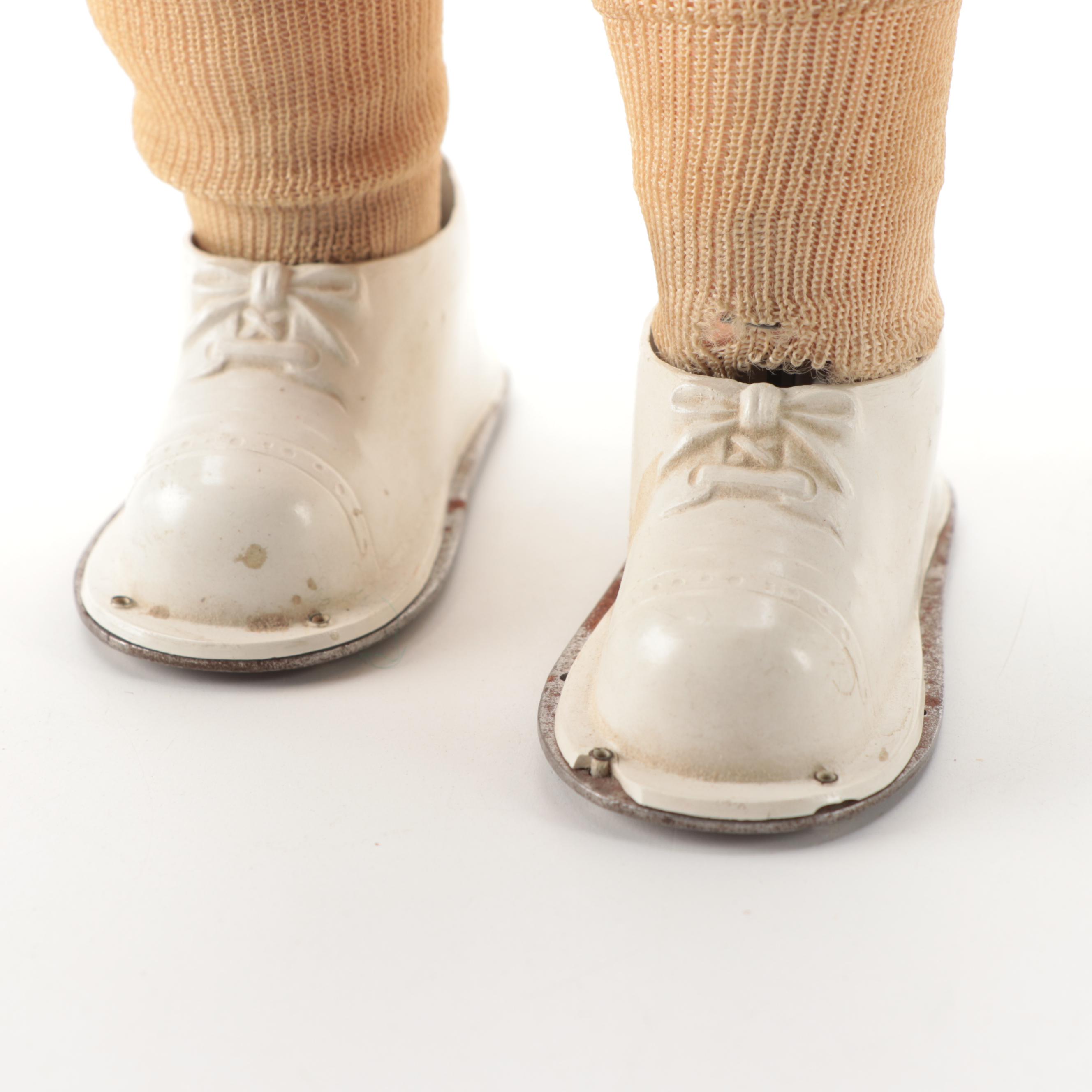 "Walking Wanda" Wind Up Doll with Additional Doll Parts, Vintage