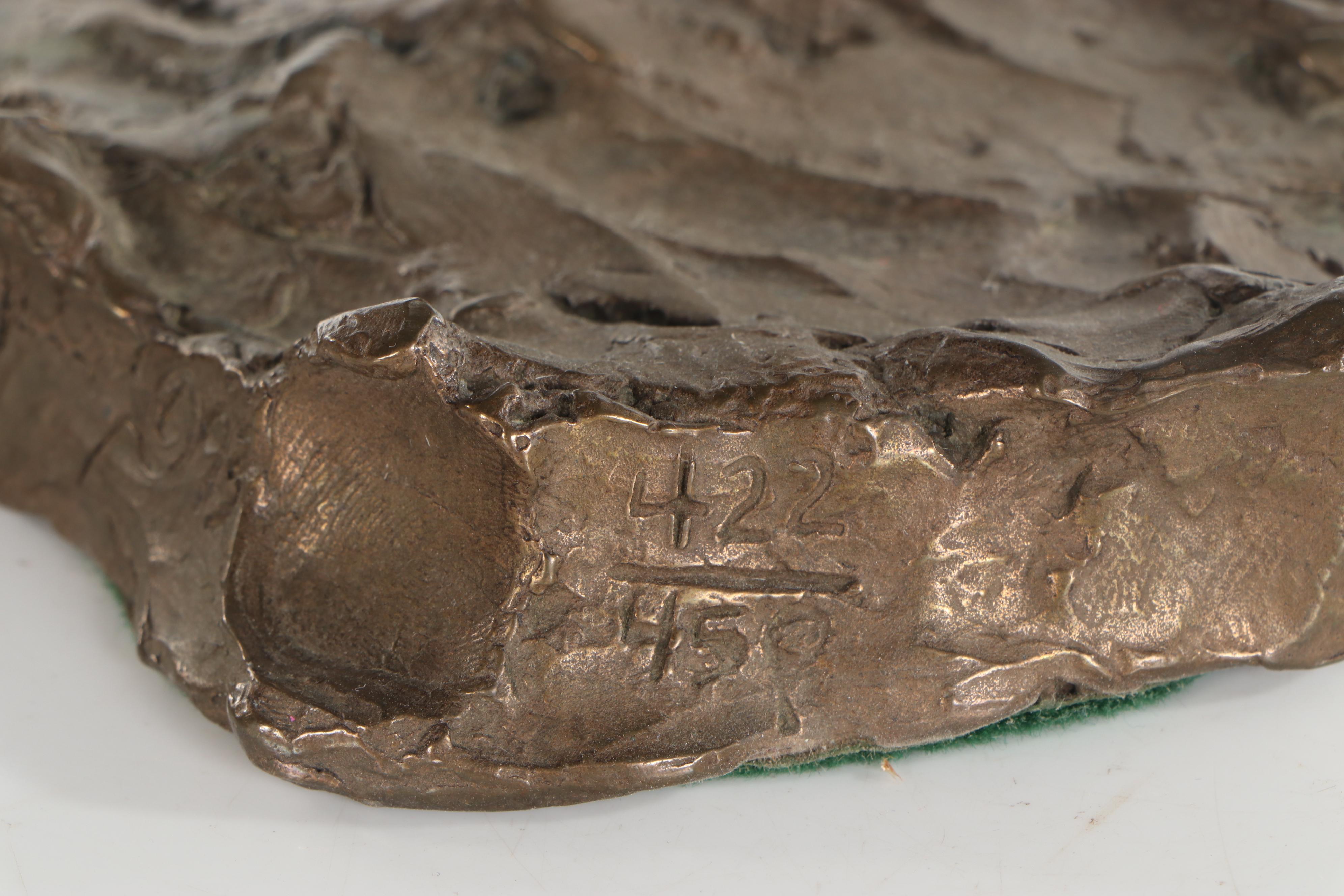 Mark Hopkins Bronze Sculpture "Broken Treaty," circa 1993