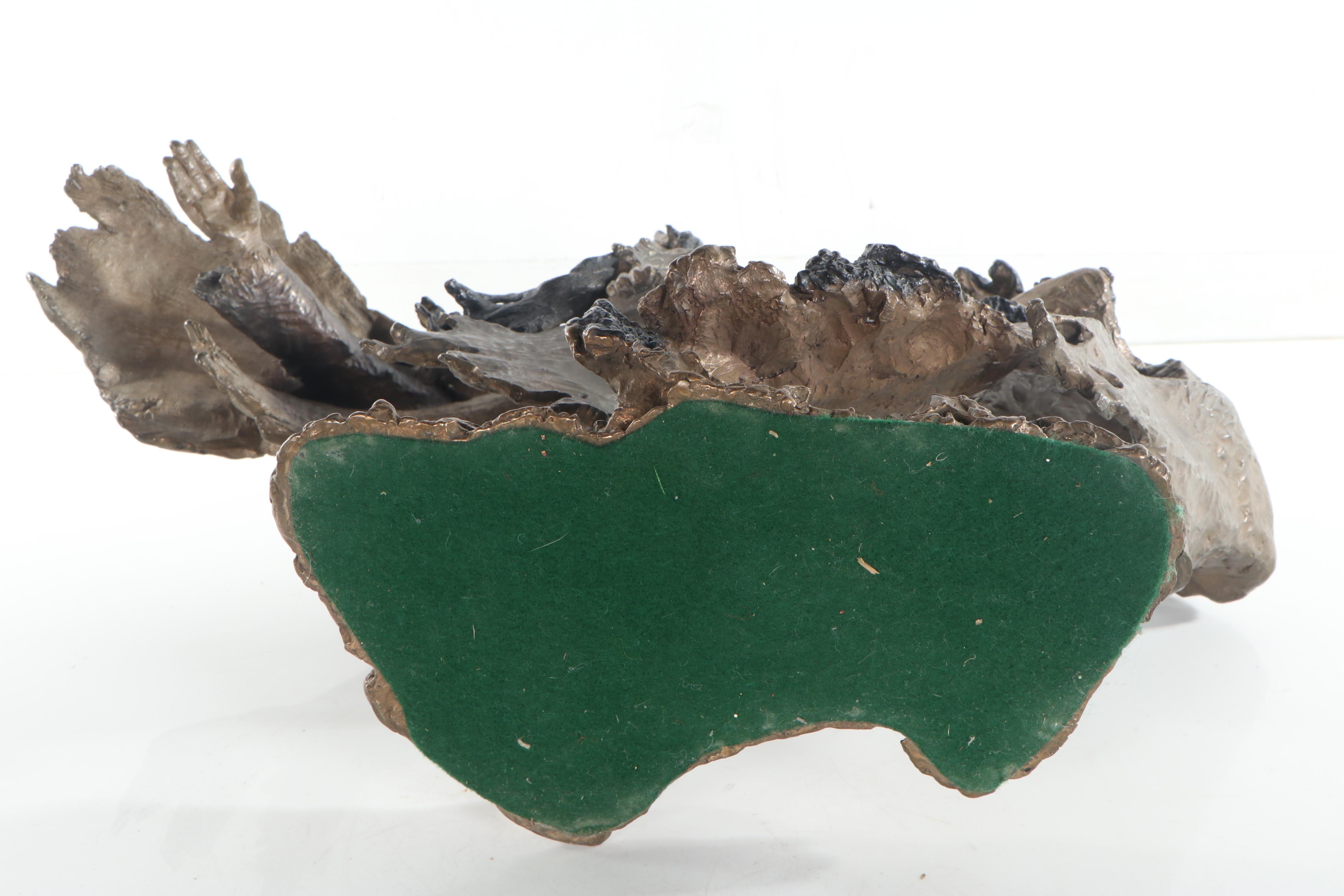 Mark Hopkins Bronze Sculpture "Broken Treaty," circa 1993