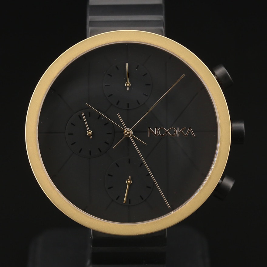 Nooka Nookrono Chronograph Stainless Steel Quartz Wristwatch