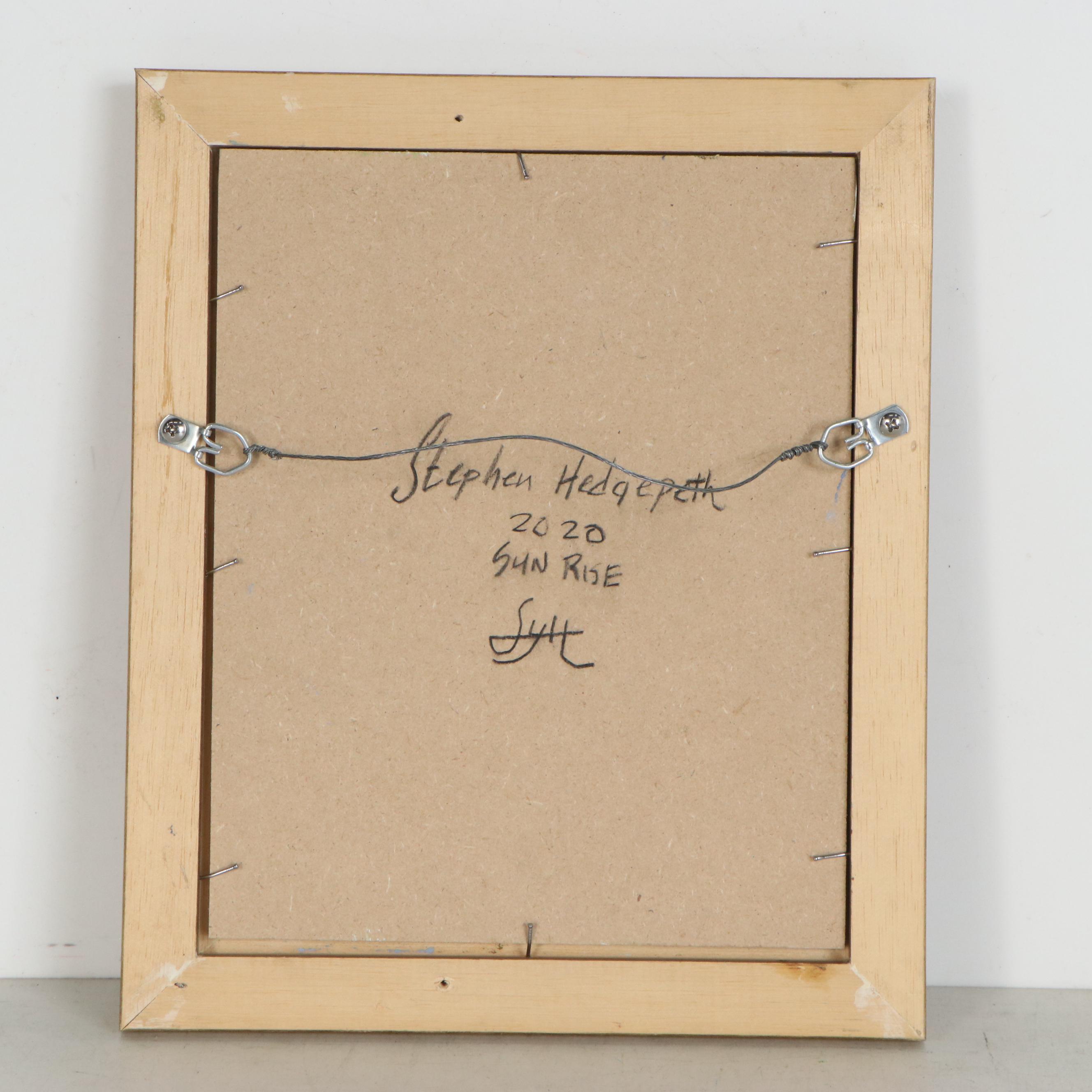 Stephen Hedgepeth Oil Painting "Sunrise," 2020