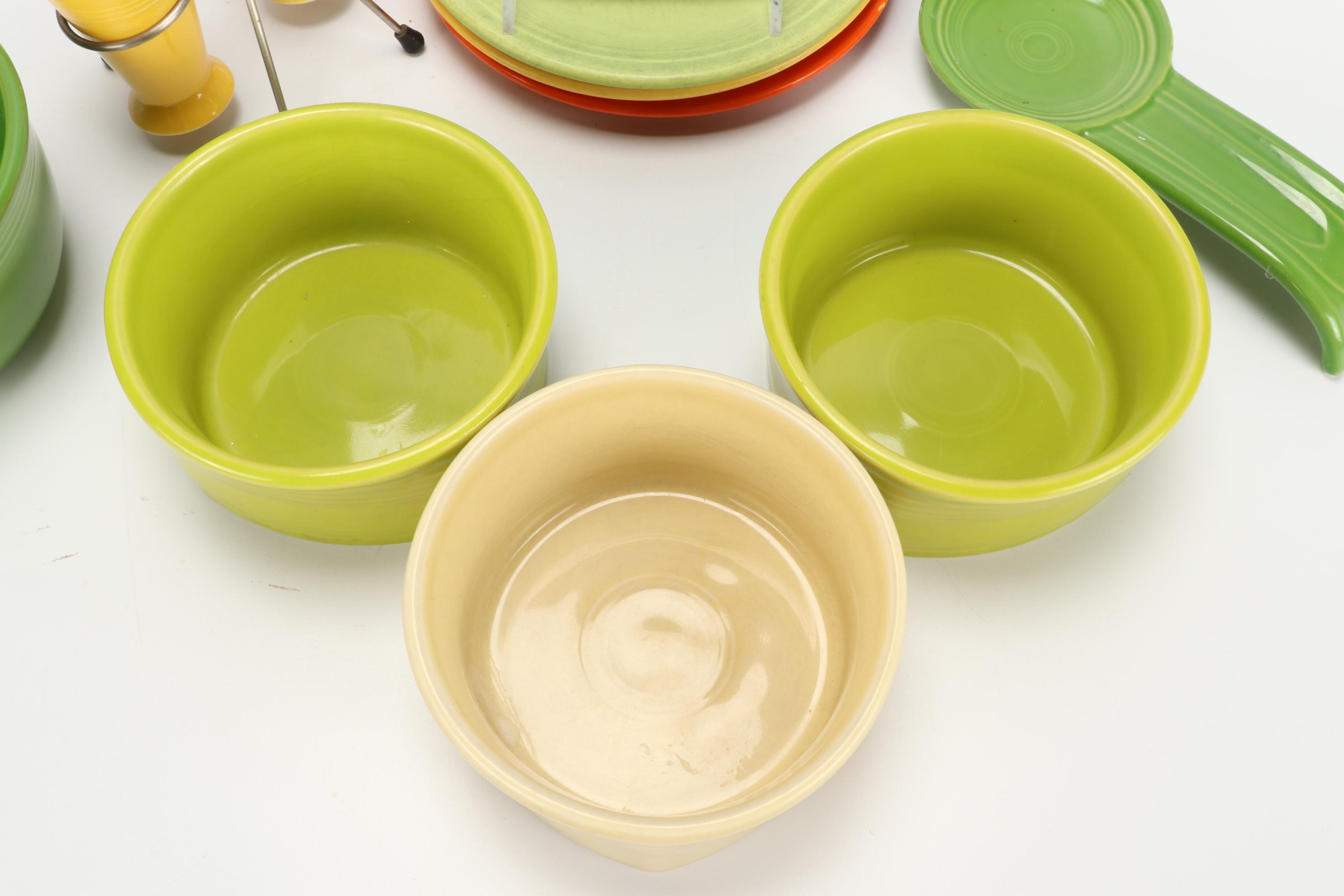 Homer Laughlin "Fiesta" Dinnerware and Other Table Accessories