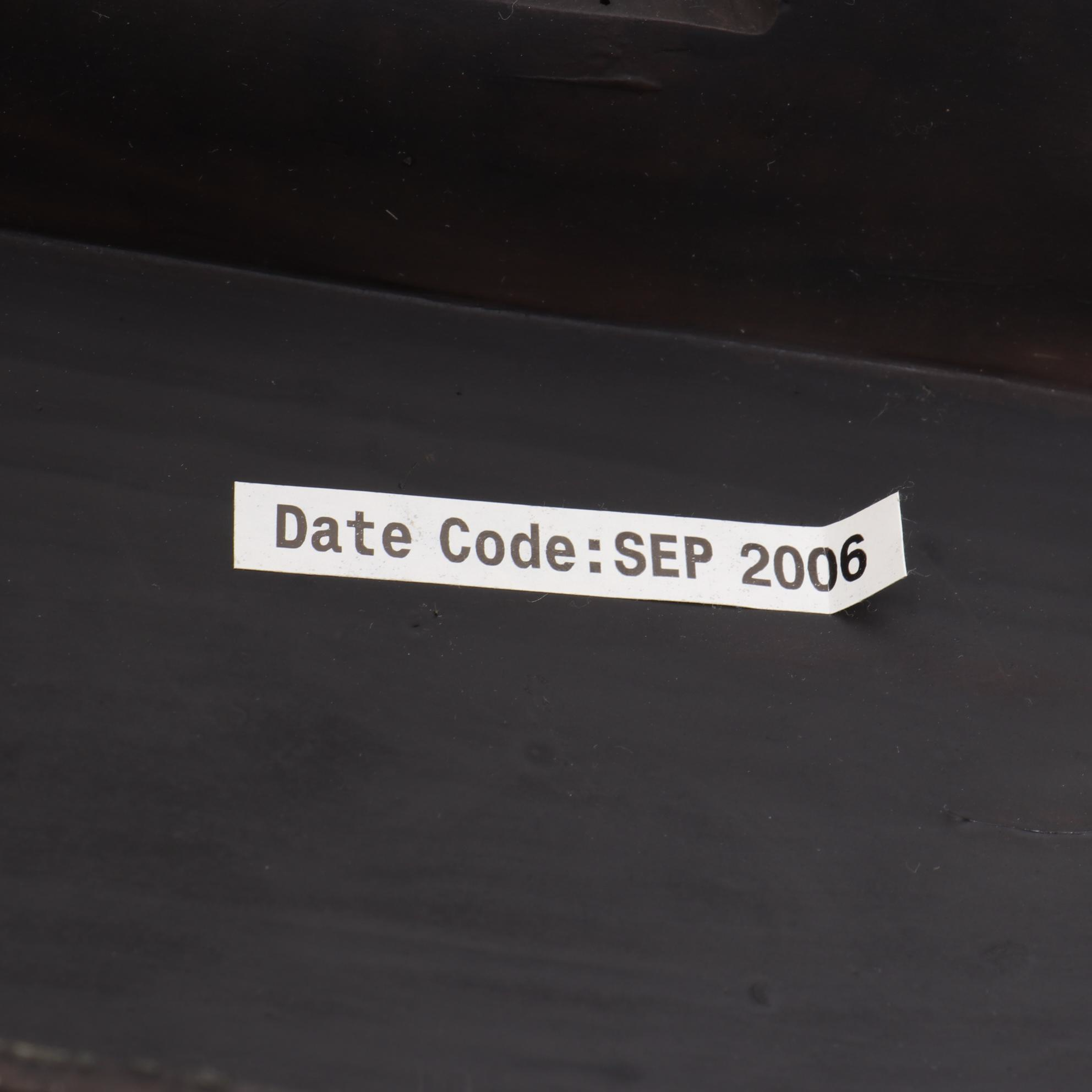 Patinated Tang Style Horse Table Lamp with Ultrasuede Lamp Shade