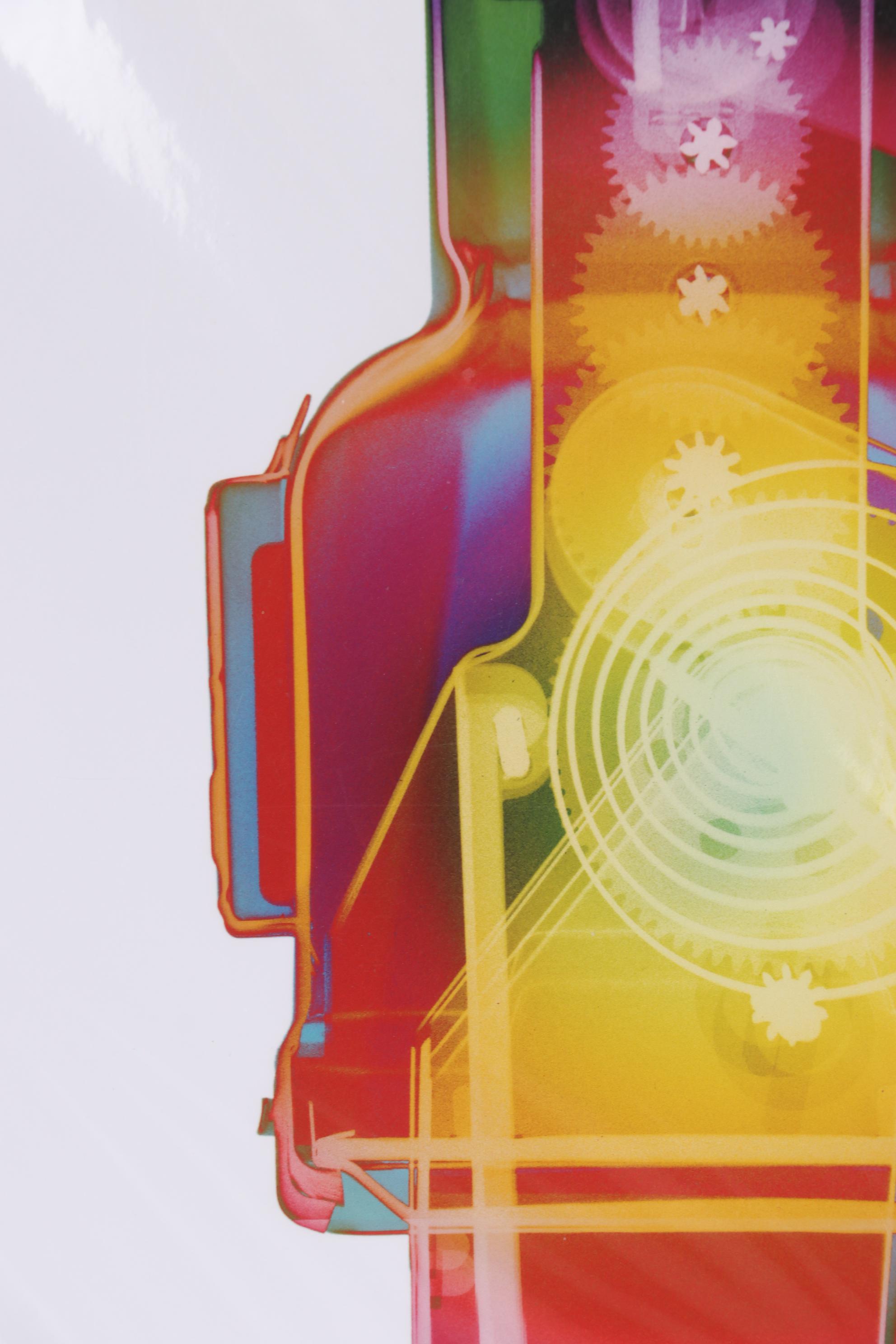 Roy Livingston Giclée of Colorized X-Ray of Toy Robot