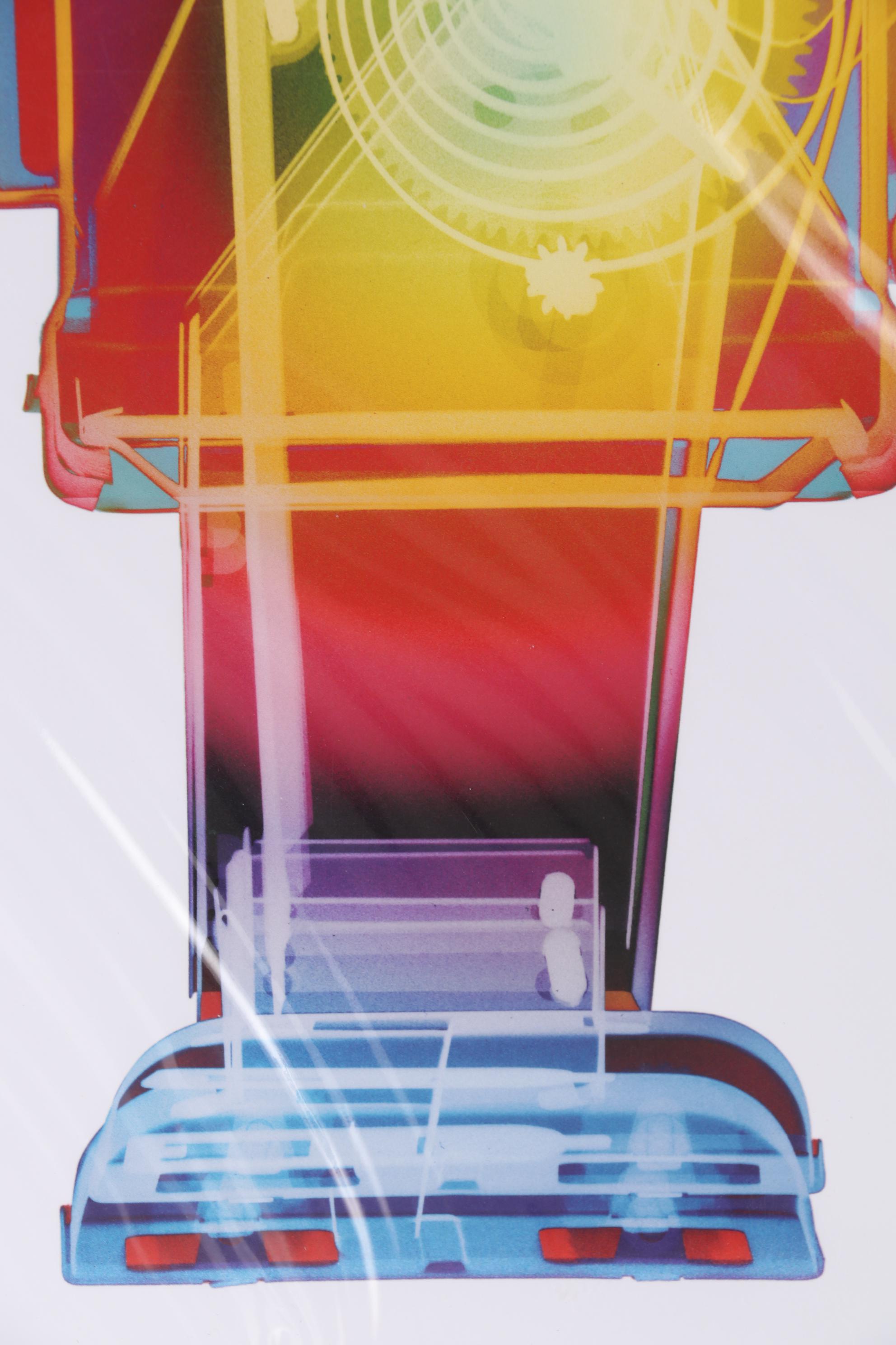 Roy Livingston Giclée of Colorized X-Ray of Toy Robot