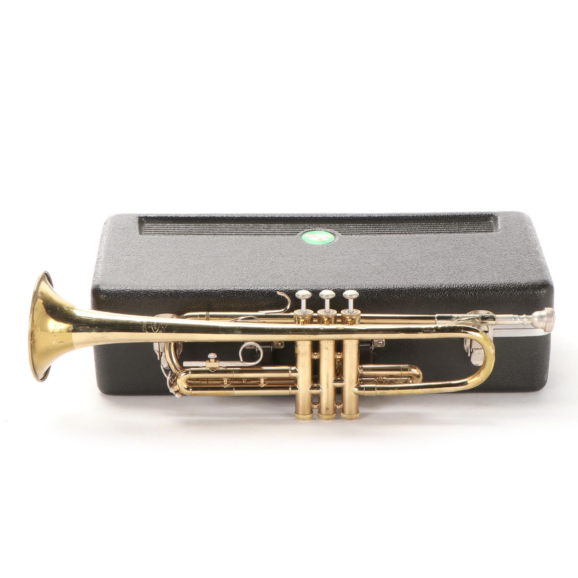 Buescher Aristocrat Brass Trumpet with Case