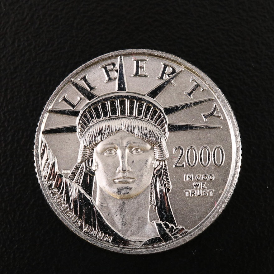 Low Mintage 2000 $25 Platinum Eagle Coin