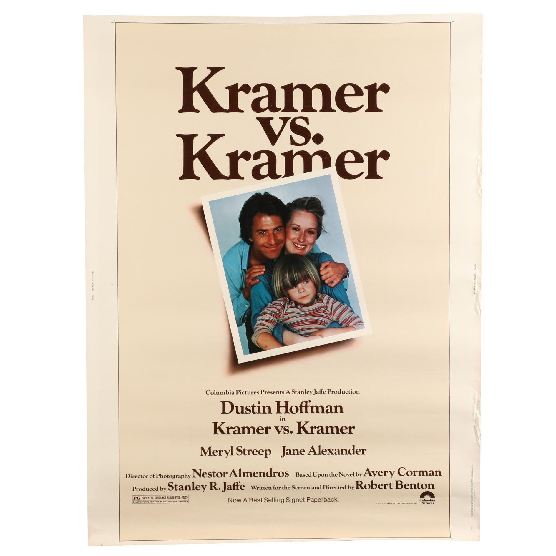 "Kramer vs. Kramer" Halftone Movie Poster, 1979