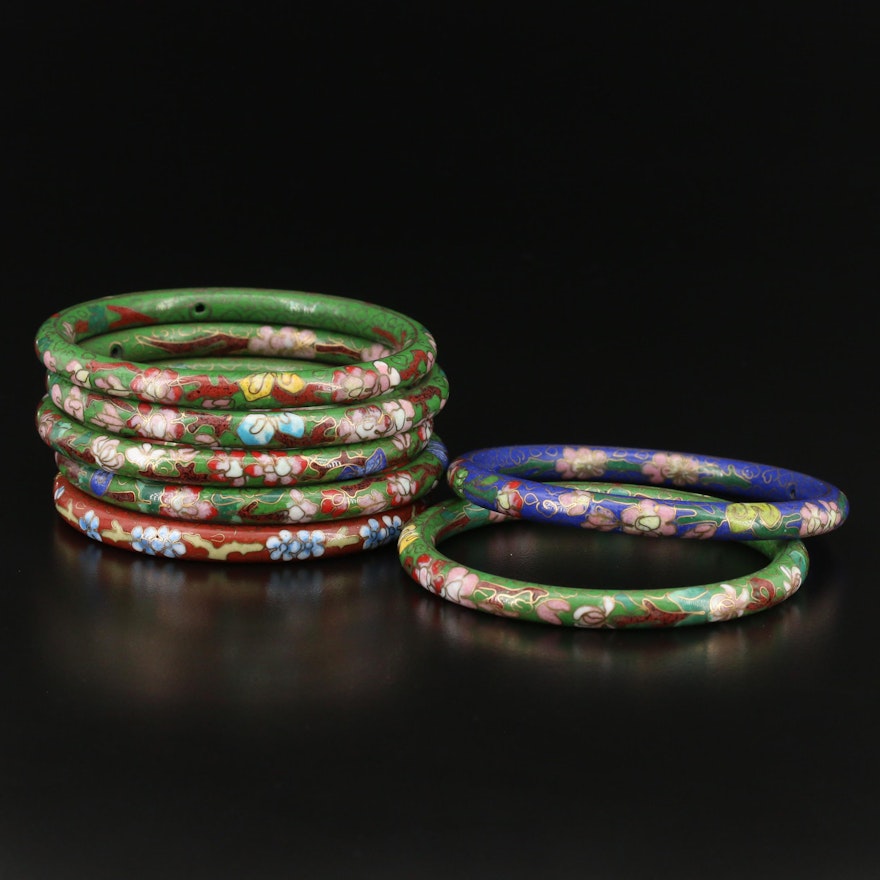 Chinese Cloisonné Bangles