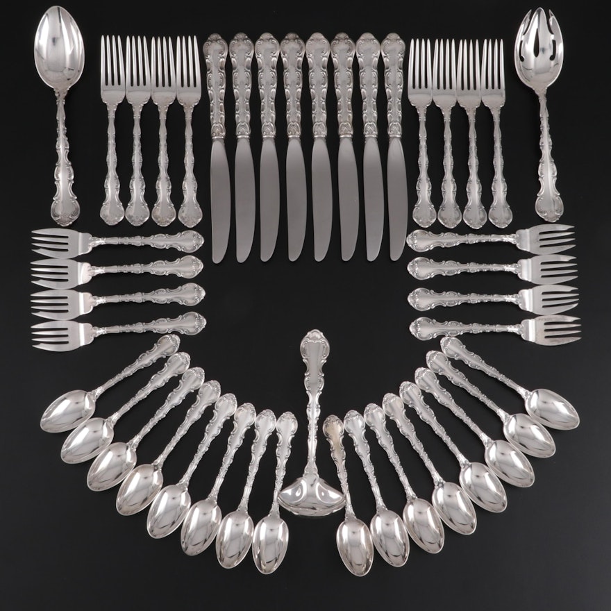 Gorham "Strasbourg" Sterling Silver Flatware and Serving Utensils