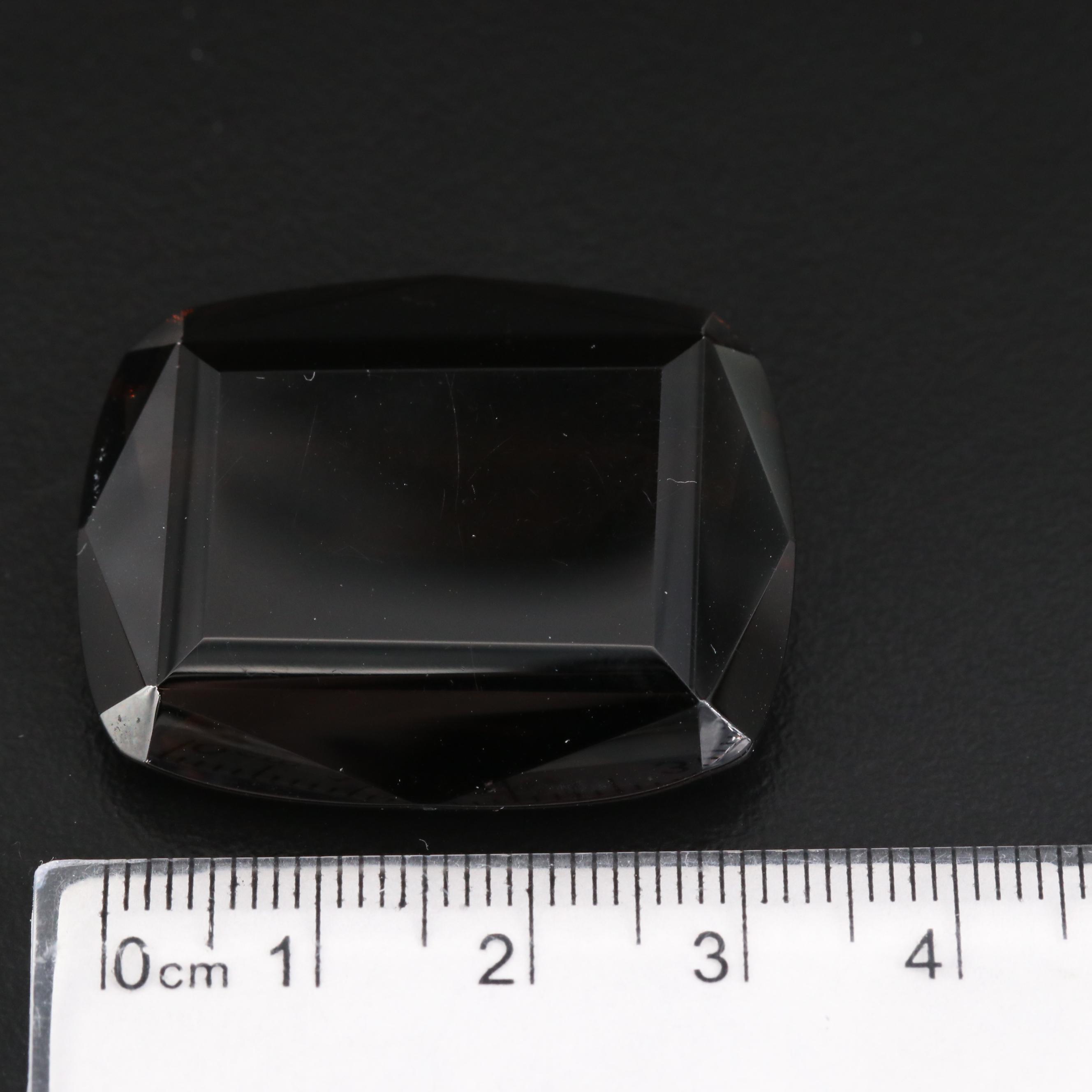 Loose 72.66 CT Cushion Cut Smoky Quartz
