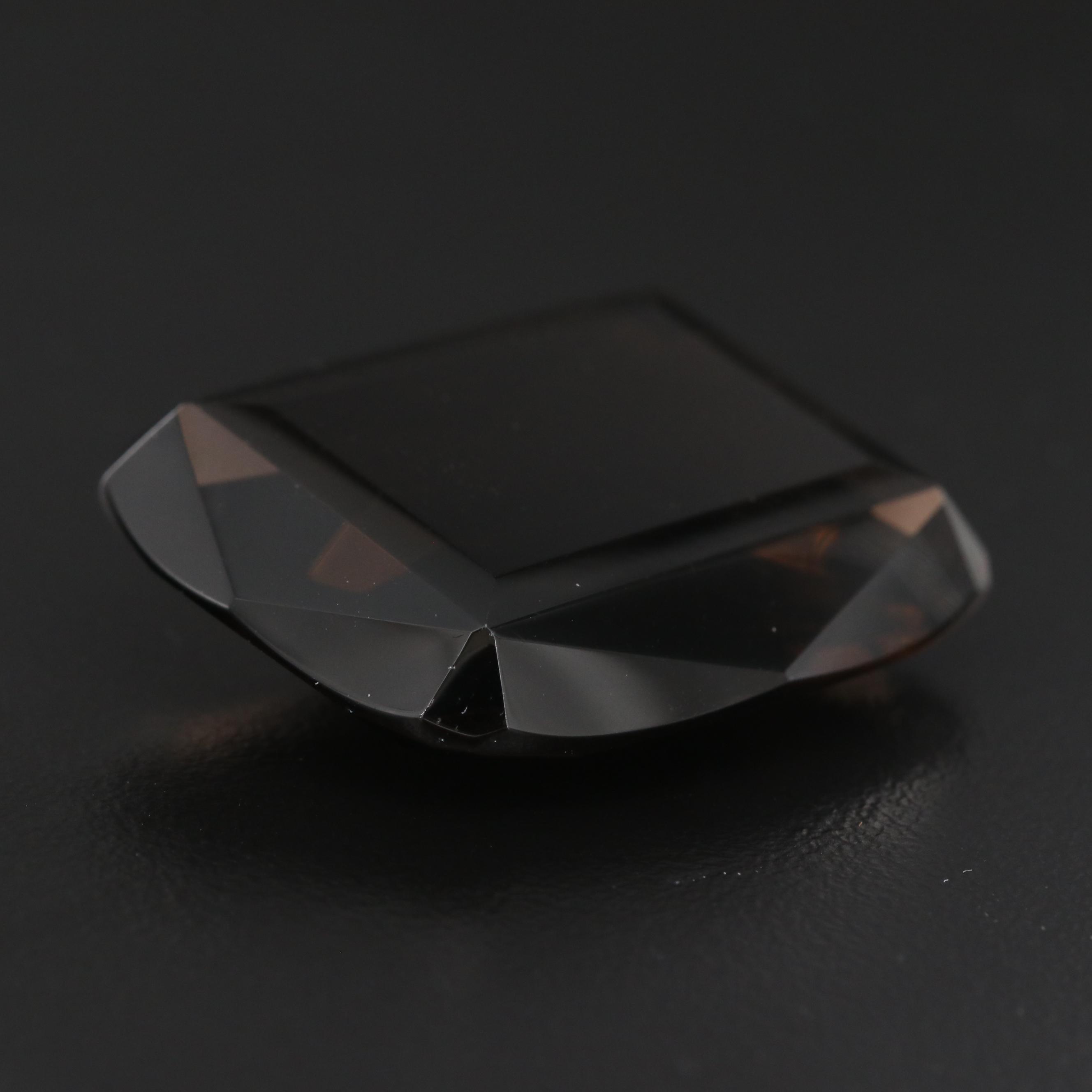 Loose 72.66 CT Cushion Cut Smoky Quartz
