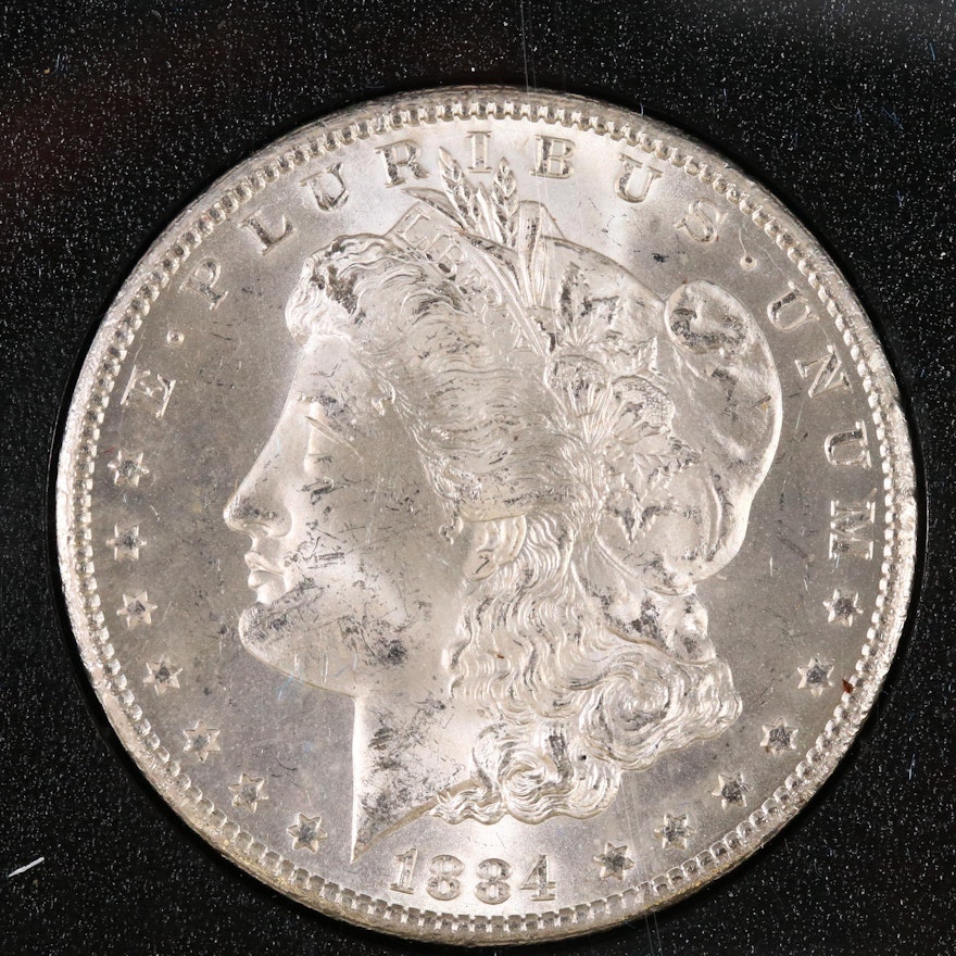Better Date Lower Mintage 1884-CC GSA Morgan Silver Dollar