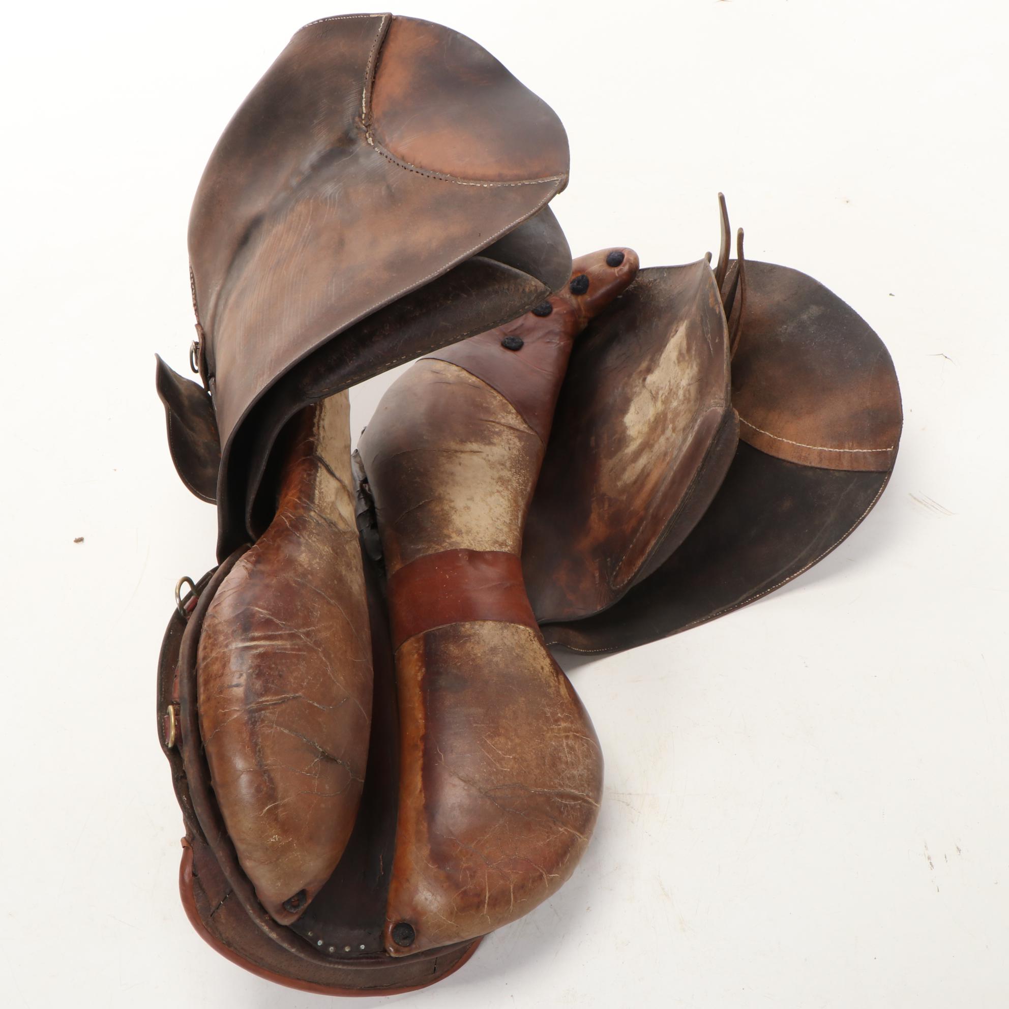 Hermès English Riding Saddle, Mid-20th Century