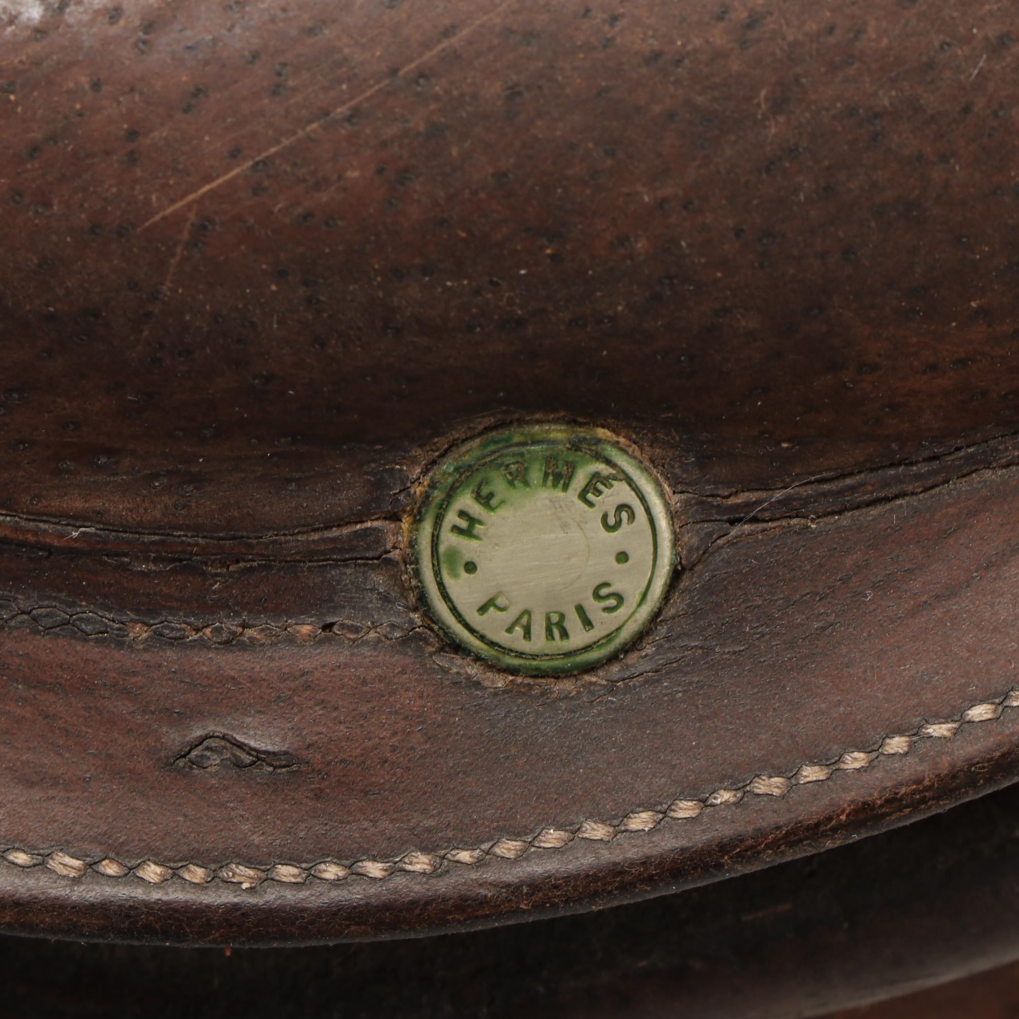 Hermès English Riding Saddle, Mid-20th Century