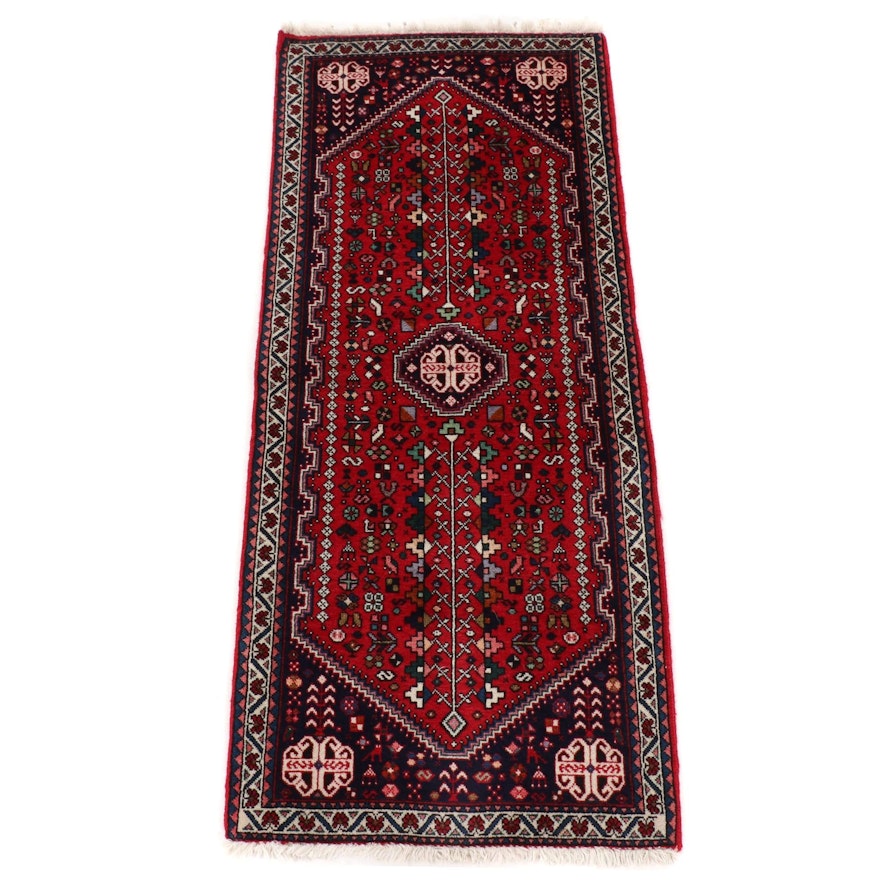 2'2 x 5'1 Hand-Knotted Persian Qashqai Carpet Runner