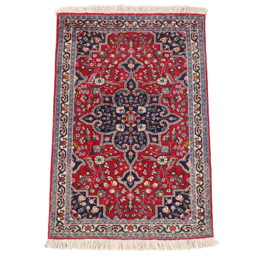 2'11 x 4'9 Hand-Knotted Turkish Kayseri Area Rug