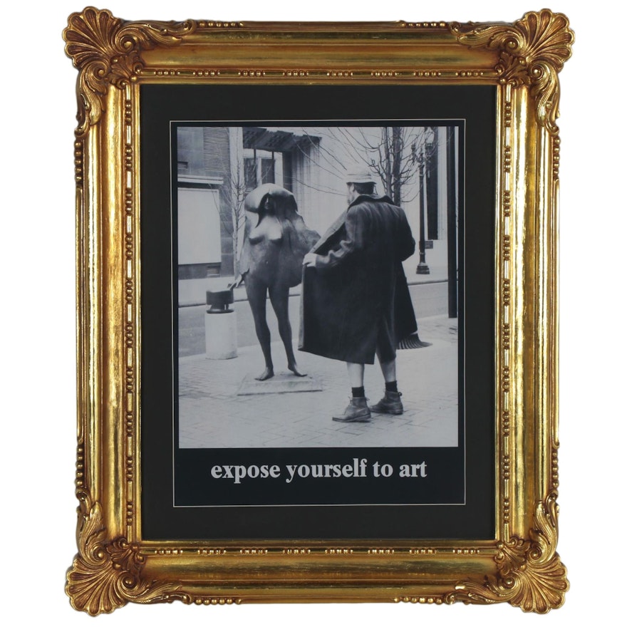 Offset Lithograph after Michael Ryerson "Expose Yourself to Art"