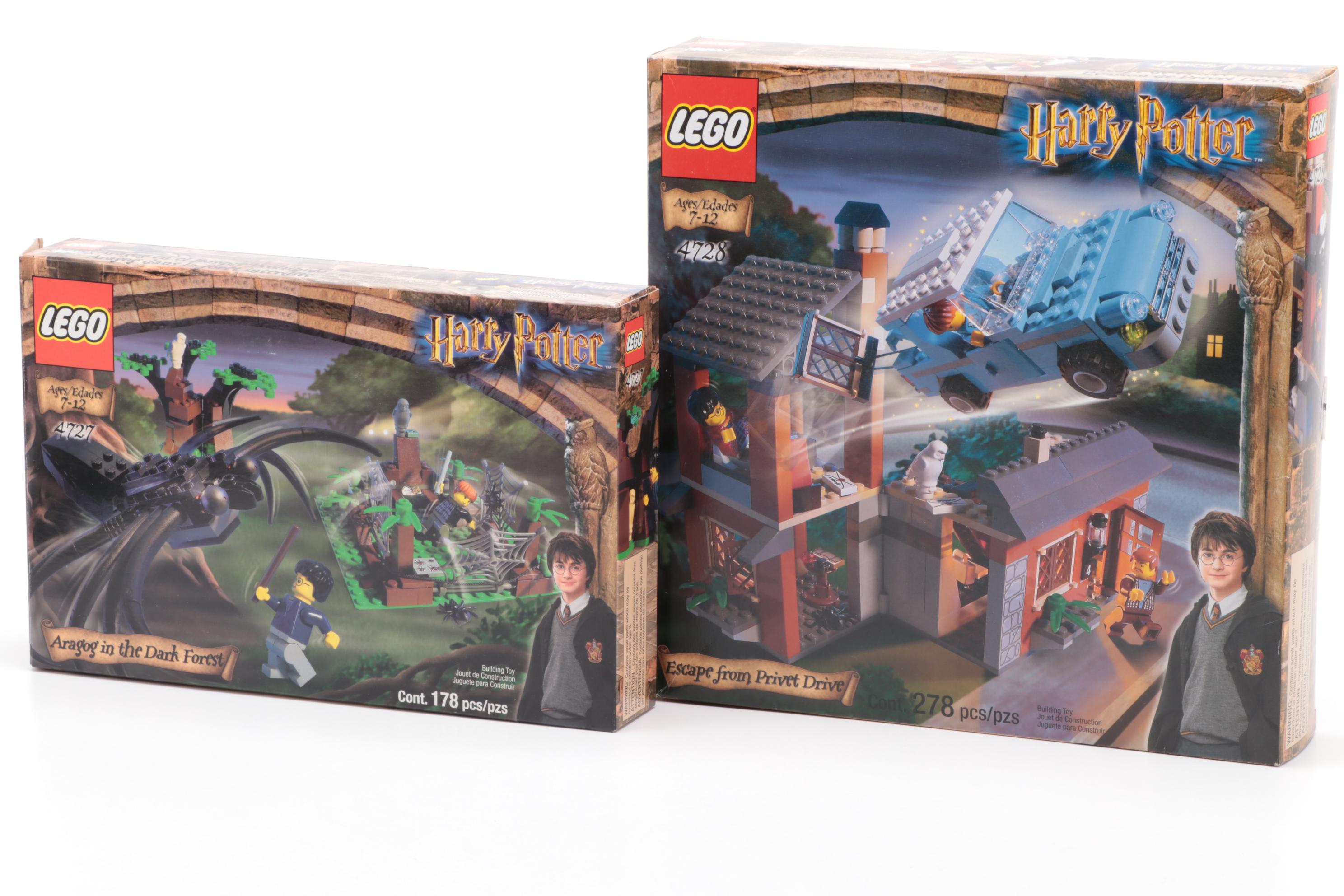 LEGO Harry Potter "Aragog in the Dark Forest" and "Escape from Privet Drive" Set