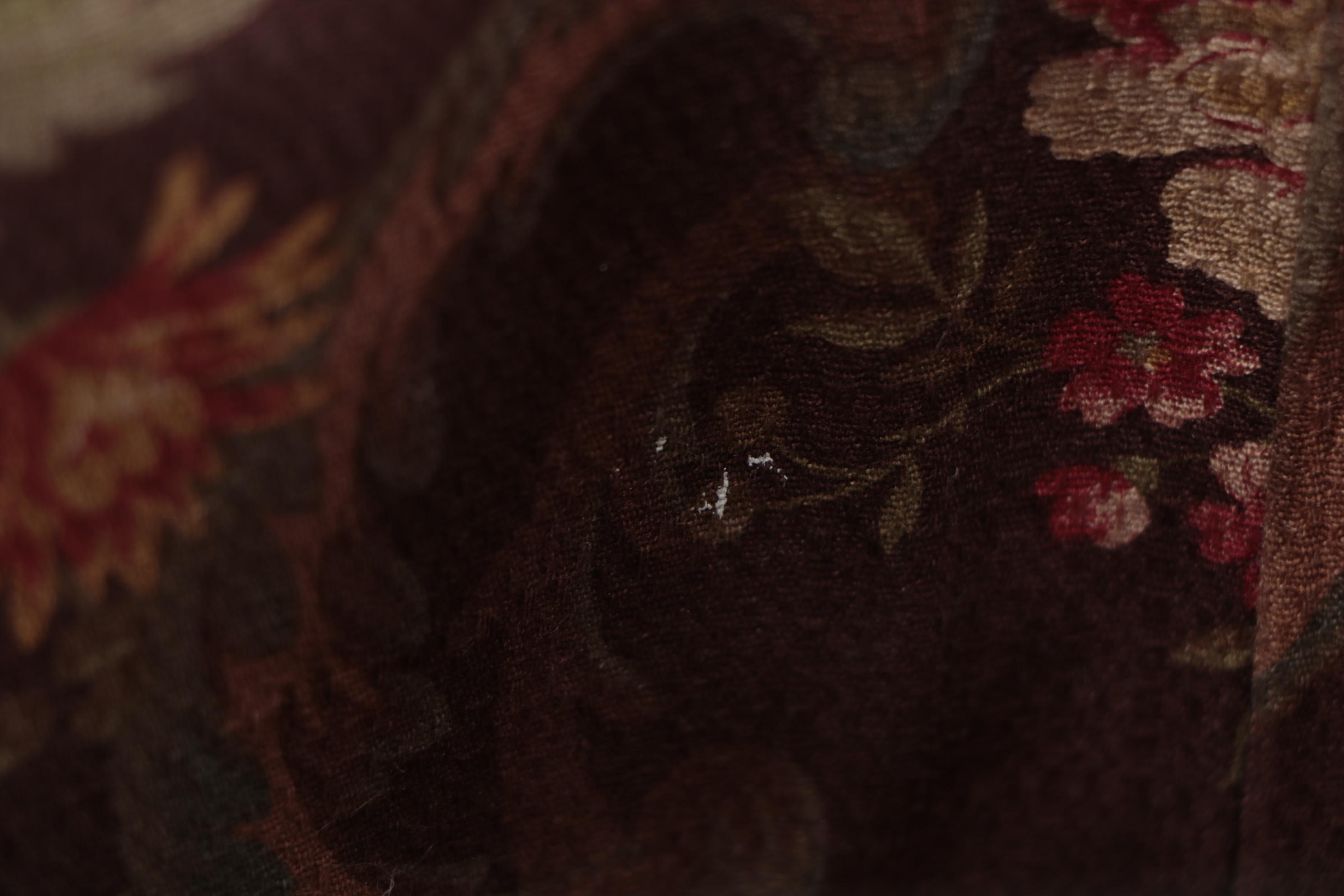 Brighton "Doggy Diva" Needlepoint and Croc-Embossed Leather Shoulder Bag