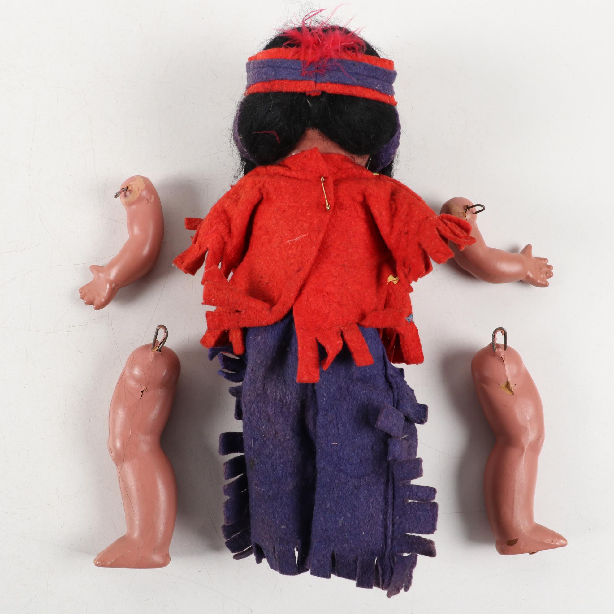 Reliable Toy Company "Hiawatha" Composition Doll, 1948