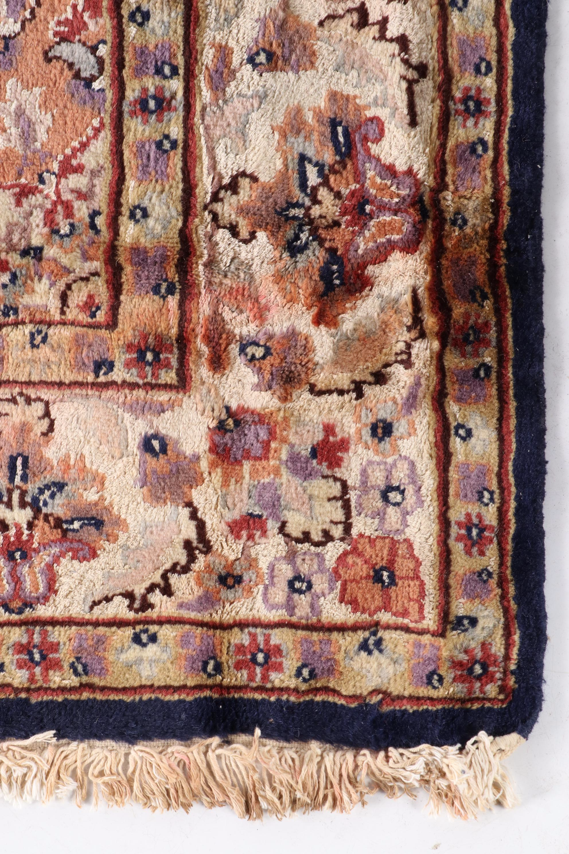 4'1 x 6'4 Hand-Knotted Persian Mashhad Area Rug