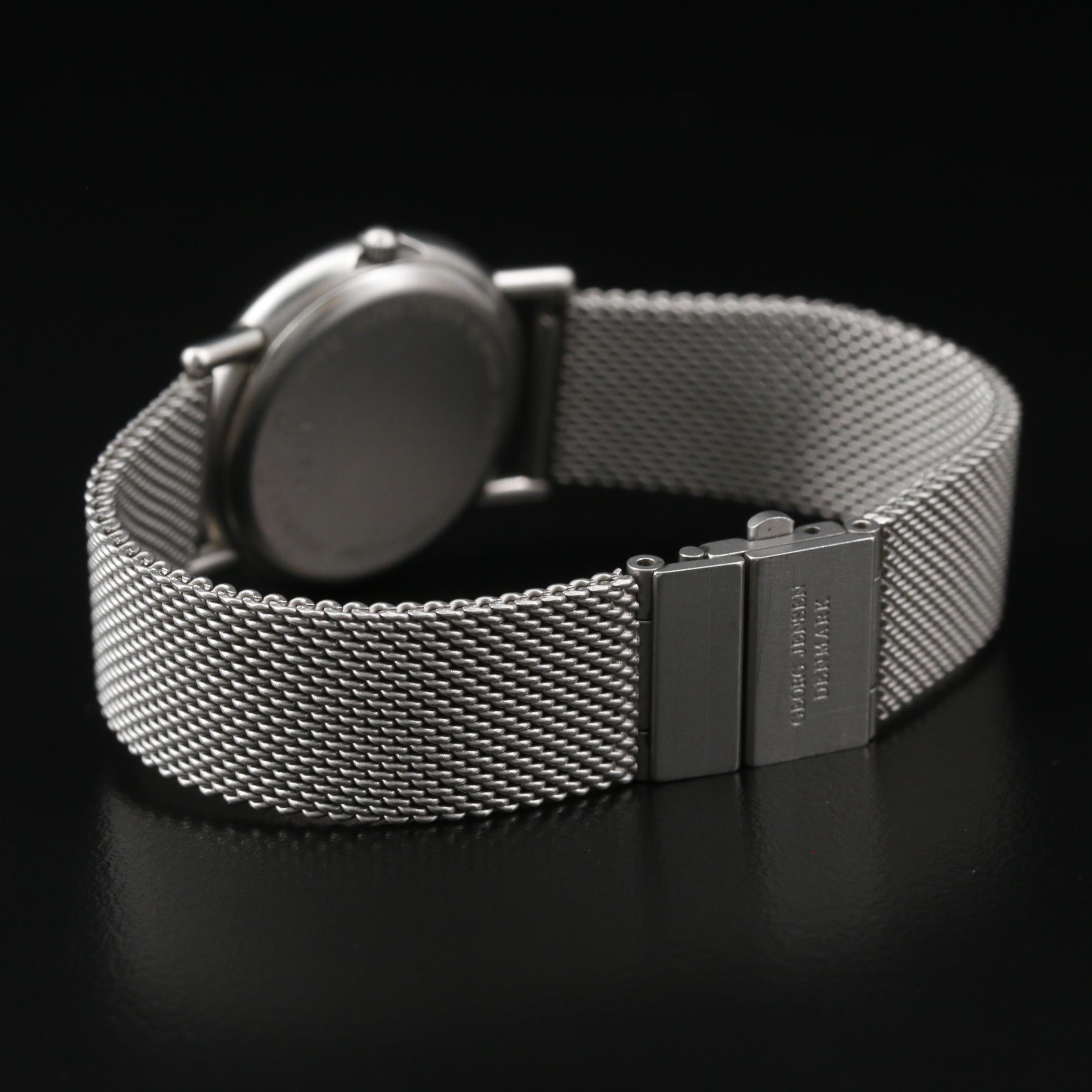 Georg Jensen Stainless Steel Quartz Watch