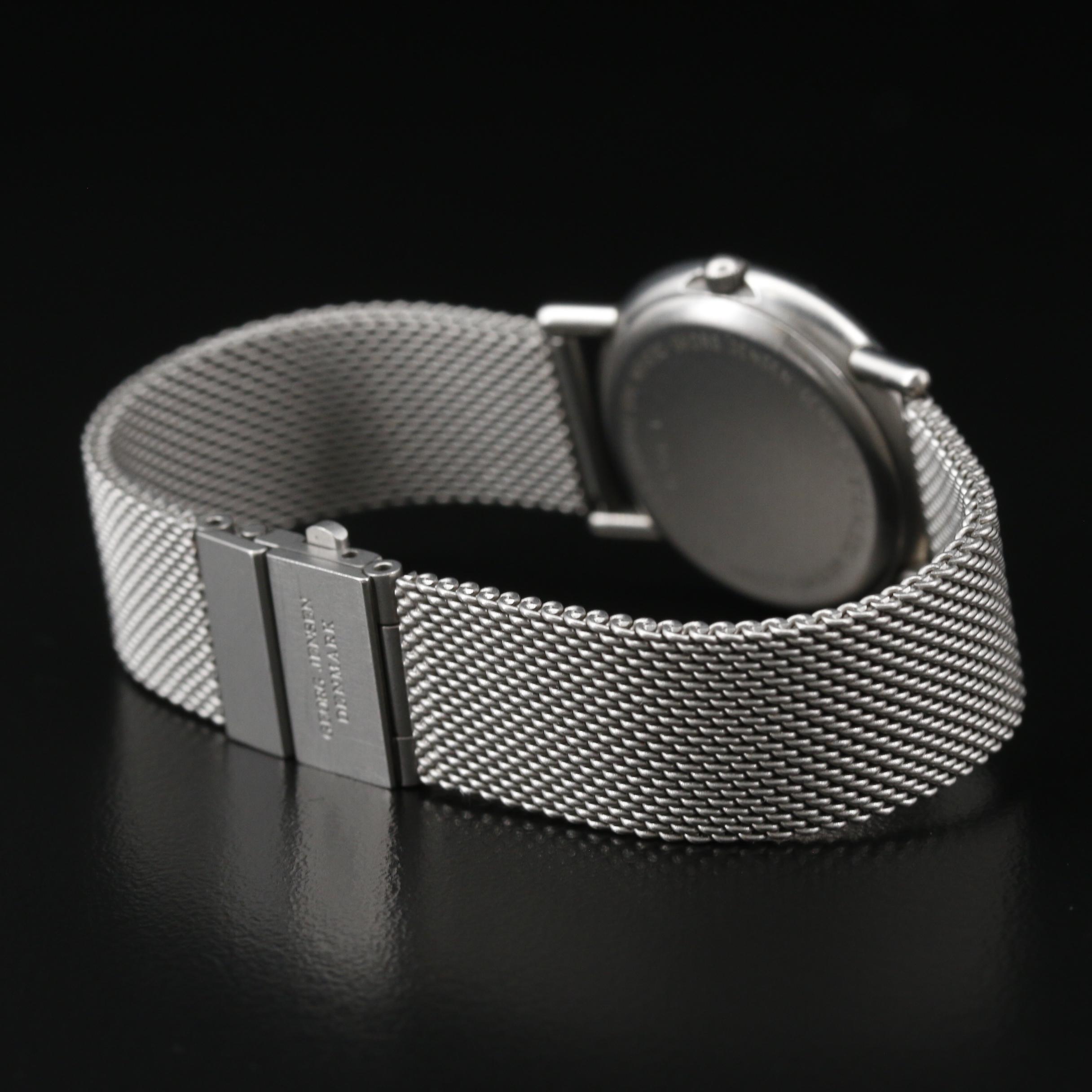 Georg Jensen Stainless Steel Quartz Watch