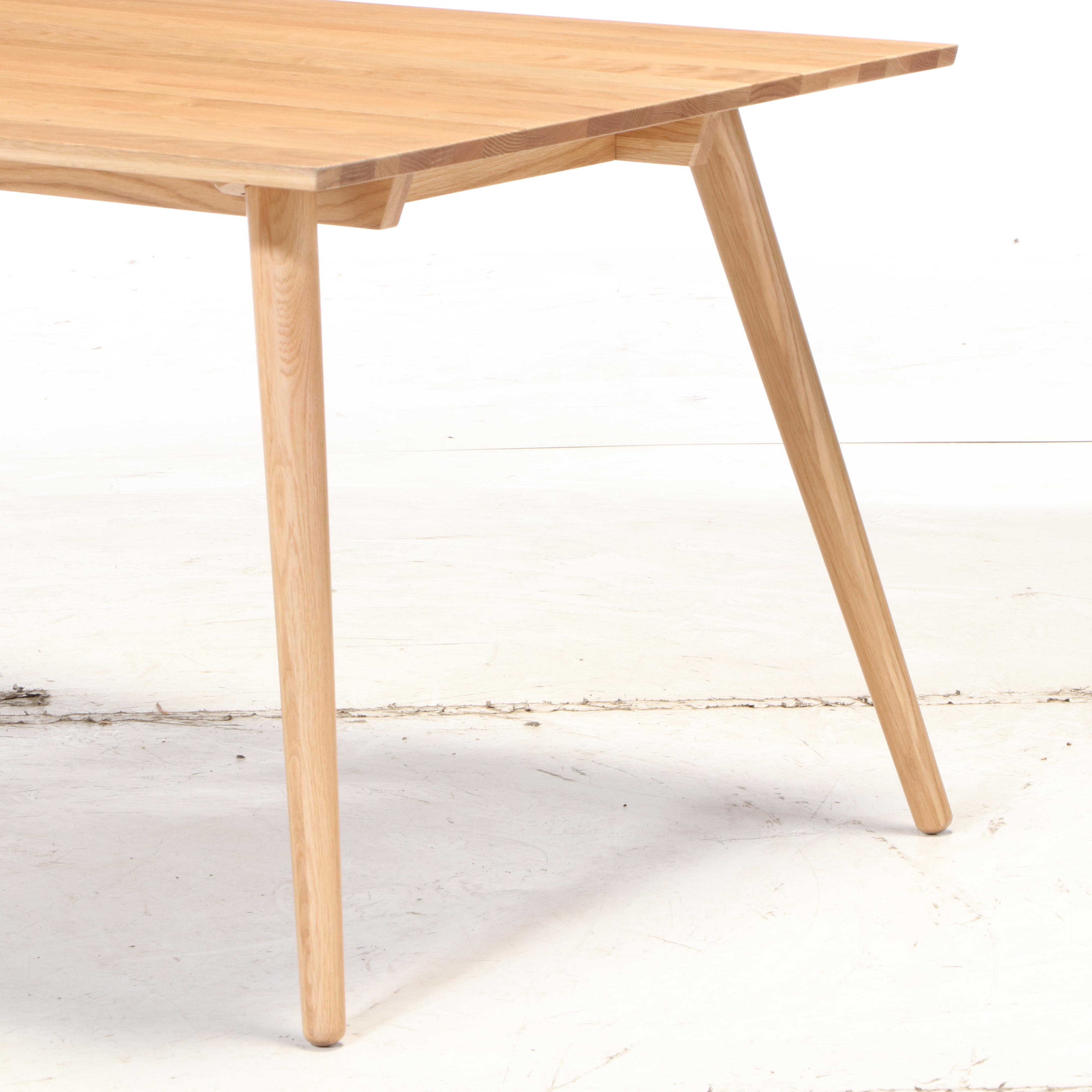 Article "Seno" Scandinavian Style White Oak Dining Table