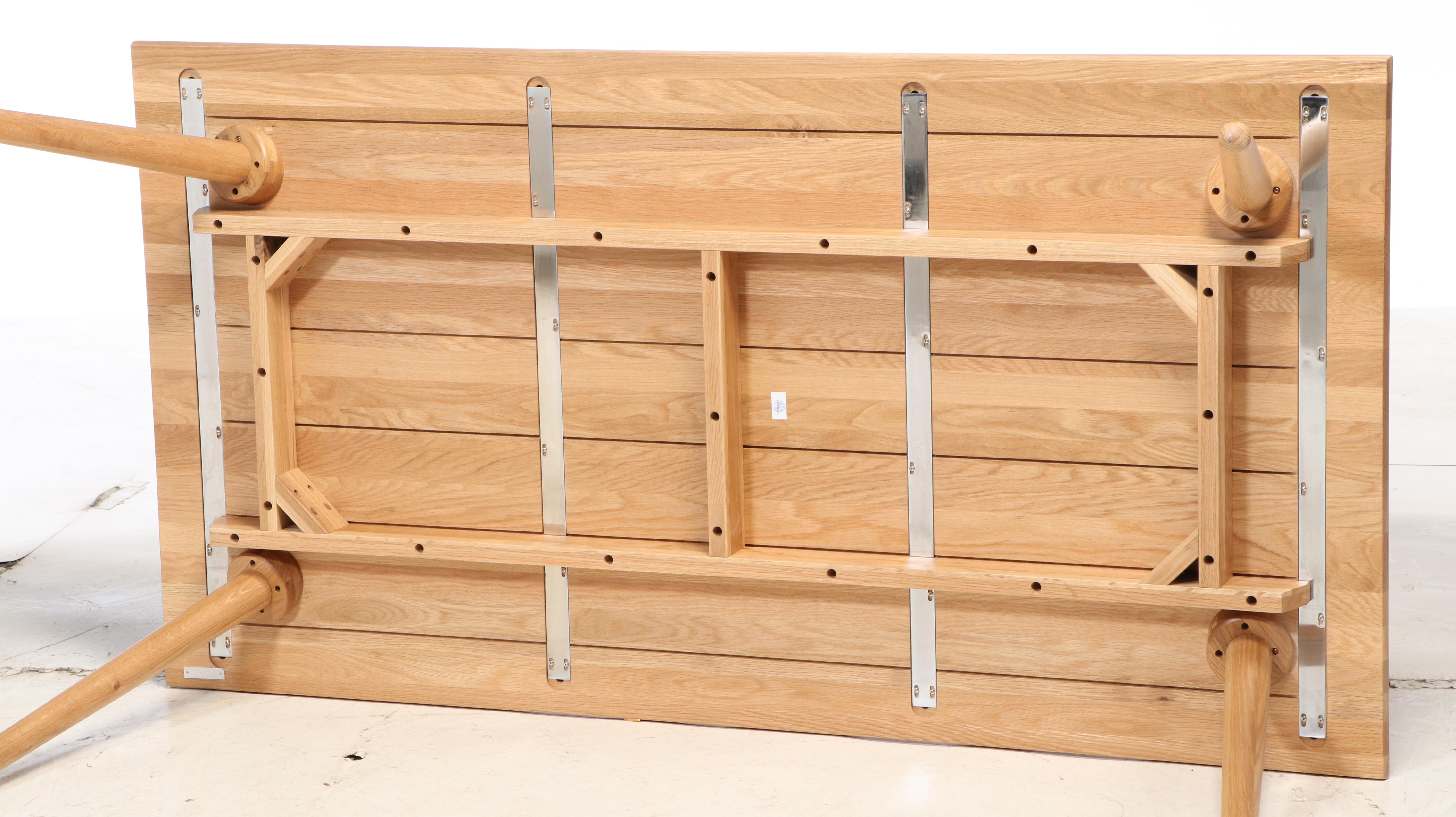 Article "Seno" Scandinavian Style White Oak Dining Table