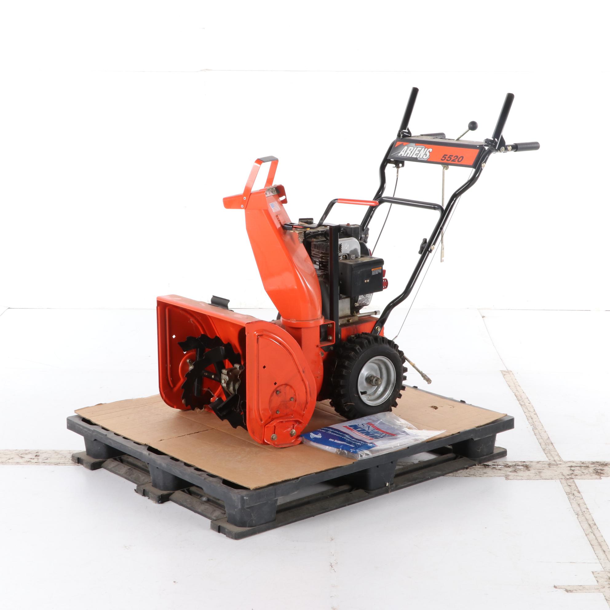 Ariens 5520 5.5 HP 2-Stage Snow Thrower with Tecumseh Gas Powered Engine