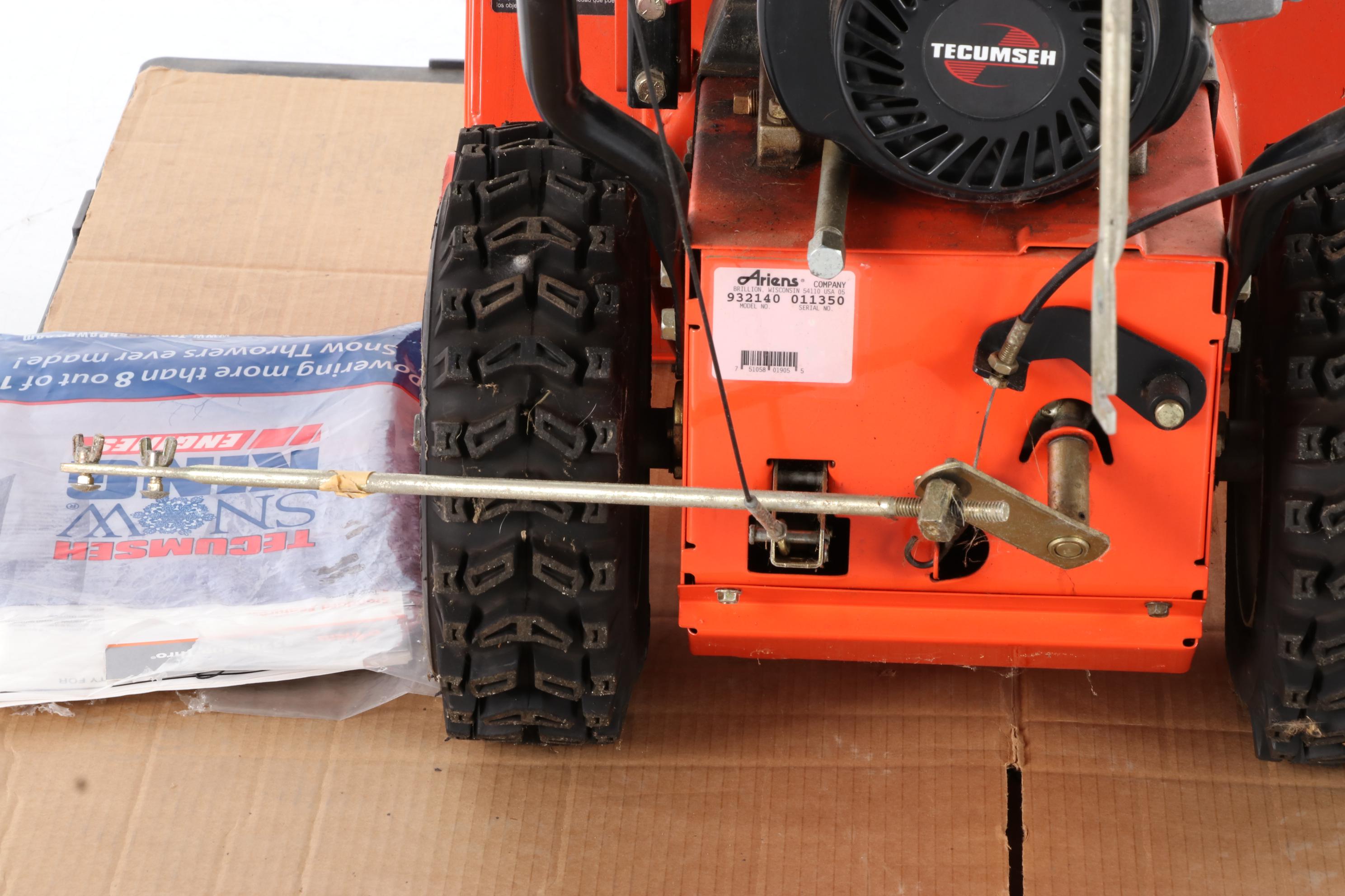 Ariens 5520 5.5 HP 2-Stage Snow Thrower with Tecumseh Gas Powered Engine