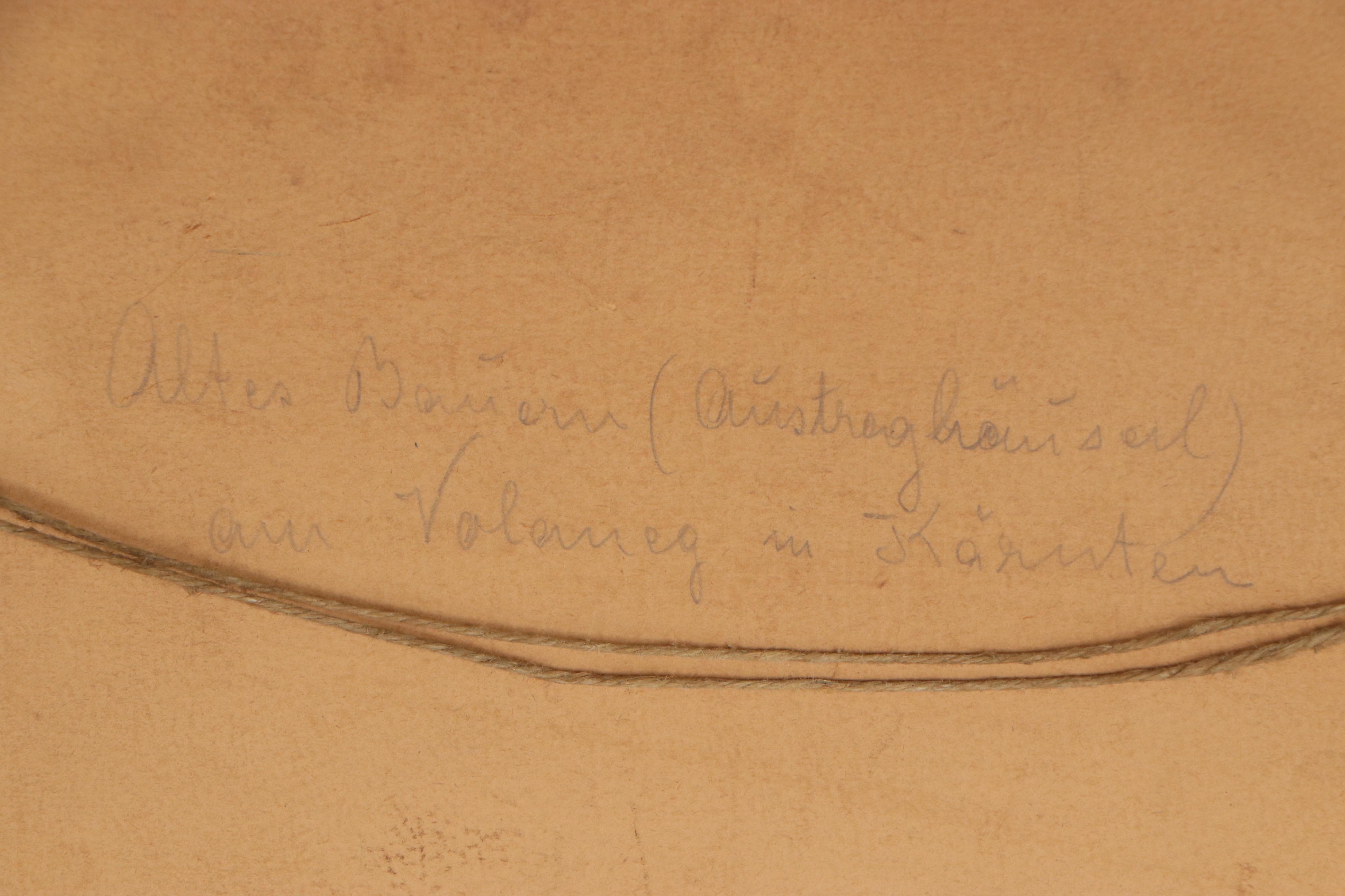 M. Schinzel Oil Painting of Cabin, 1942