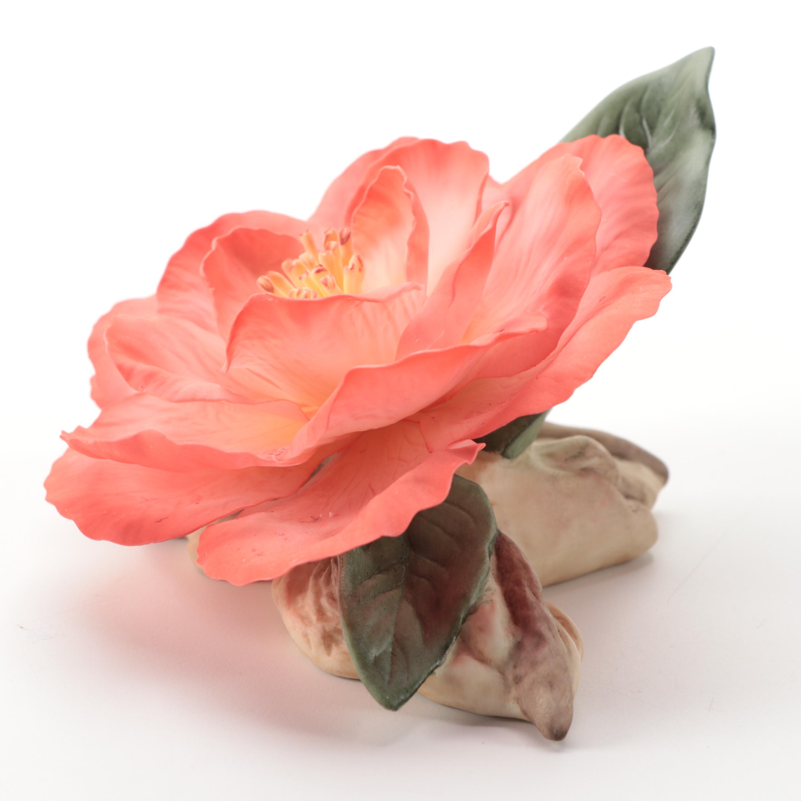 Boehm "Joyful Bells Camellia" Porcelain Figurine, 1993