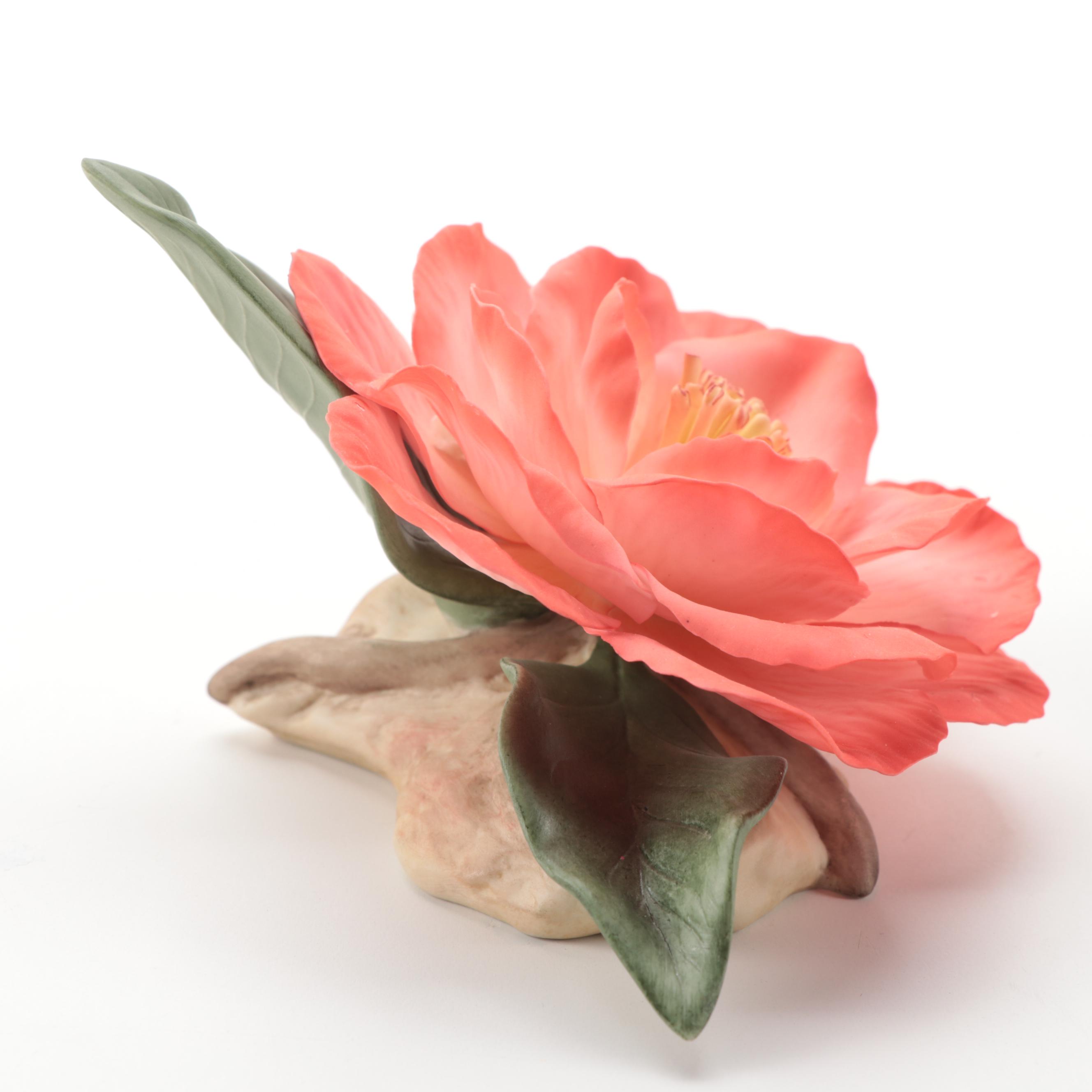 Boehm "Joyful Bells Camellia" Porcelain Figurine, 1993