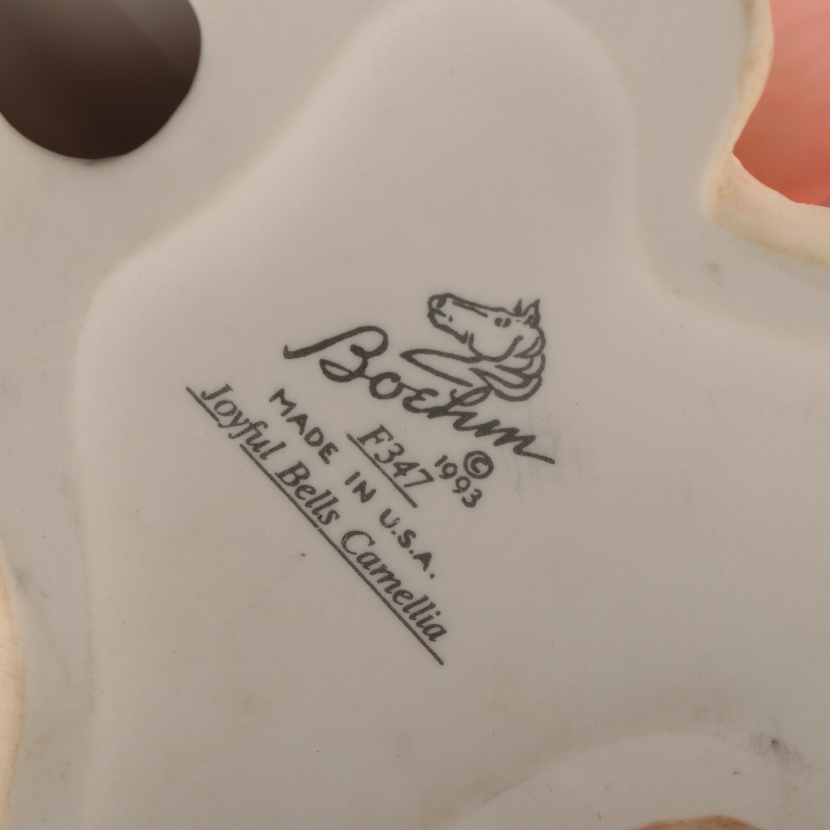 Boehm "Joyful Bells Camellia" Porcelain Figurine, 1993