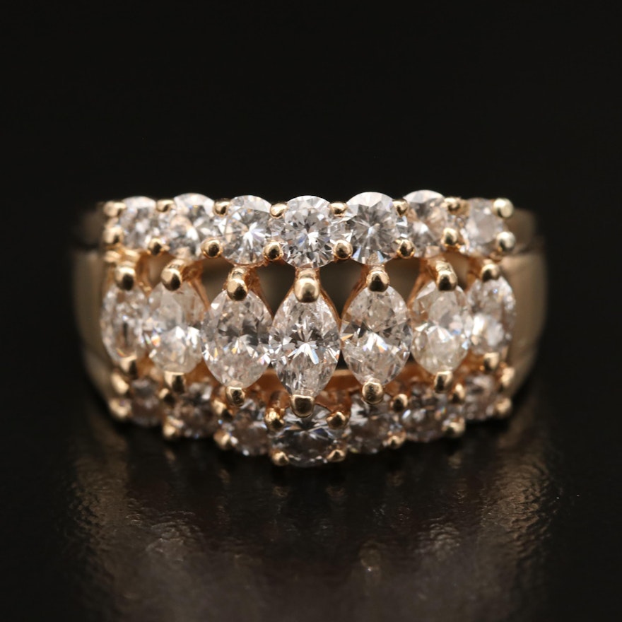 14K 2.08 CTW Diamond Ring