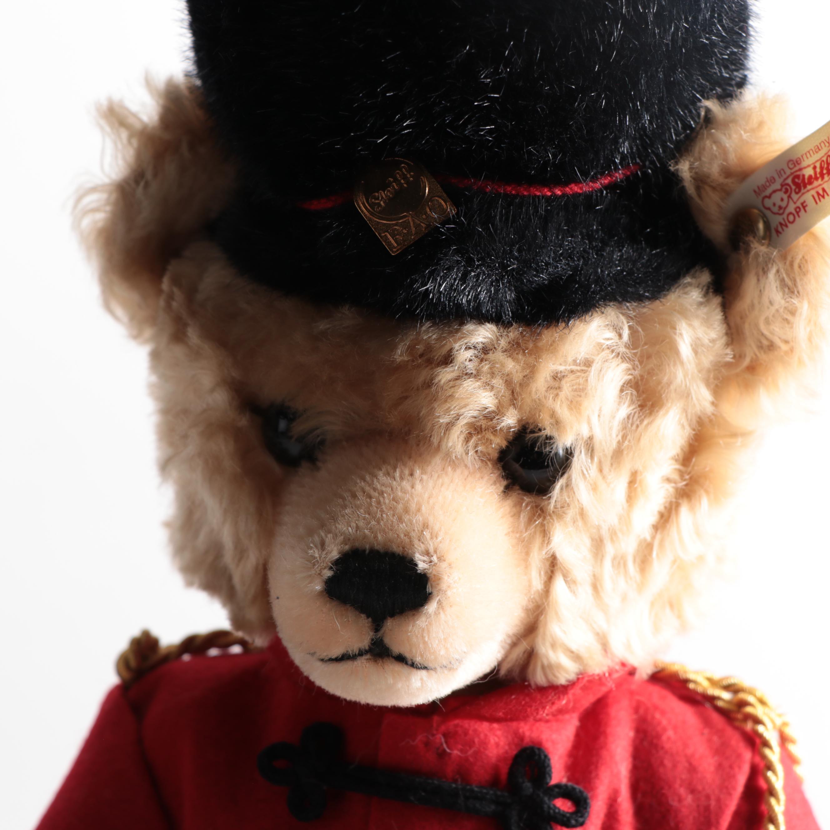 Steiff Limited Edition “Police Commissioner Bear" and "Toy Soldier Bear"