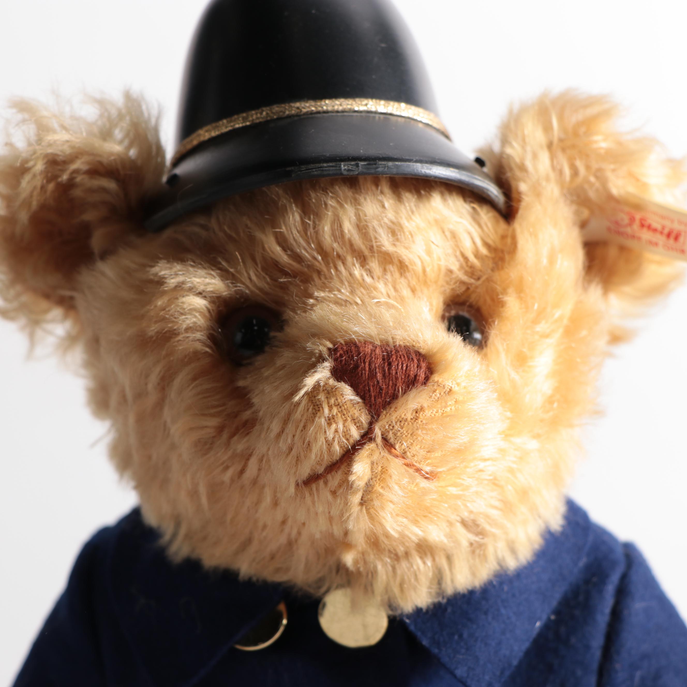 Steiff Limited Edition “Police Commissioner Bear" and "Toy Soldier Bear"