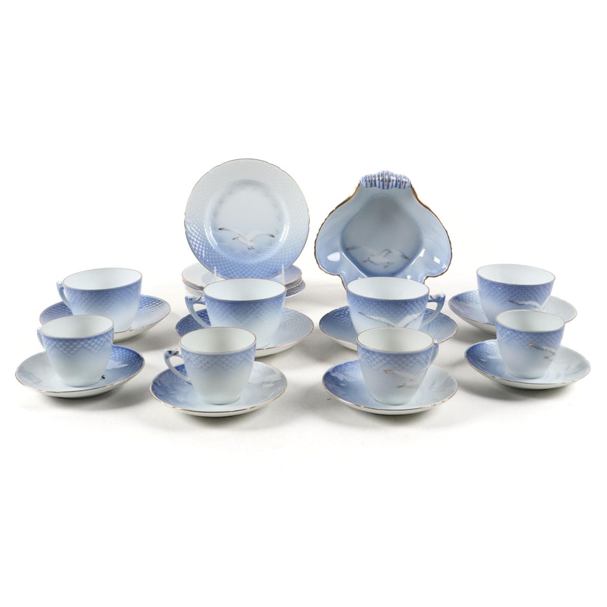 Bing & Grøndahl of Denmark "Seagull" Porcelain Tableware, Mid-20th Century
