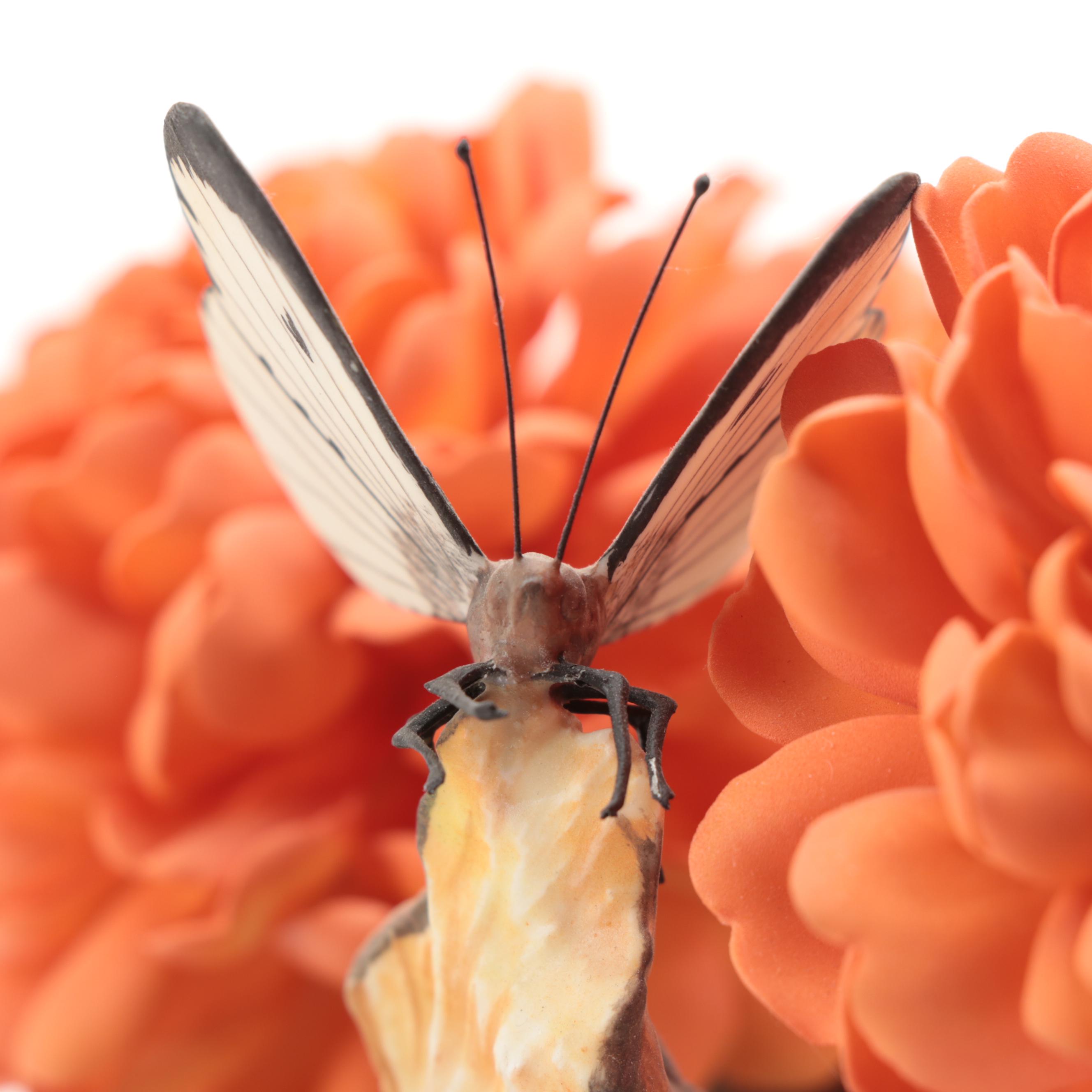 Boehm "Marigolds" Porcelain Figurine with Other Boehm Figurines