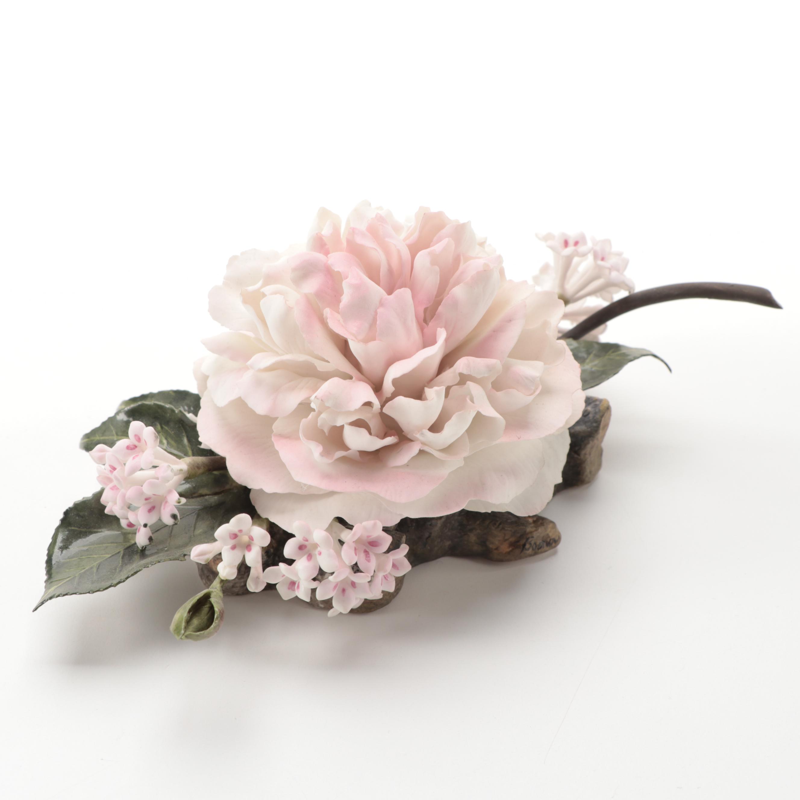 Boehm "Marigolds" Porcelain Figurine with Other Boehm Figurines