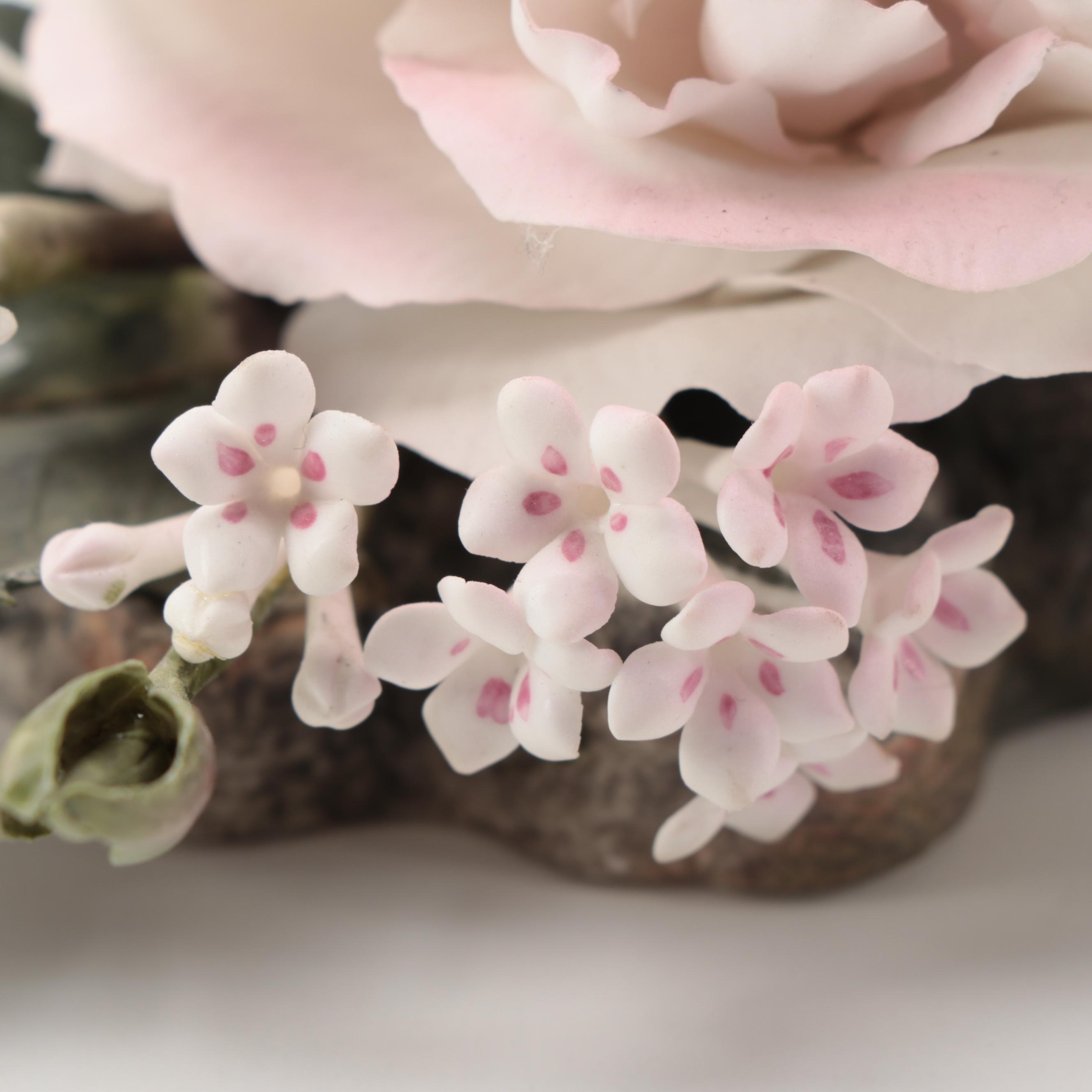 Boehm "Marigolds" Porcelain Figurine with Other Boehm Figurines