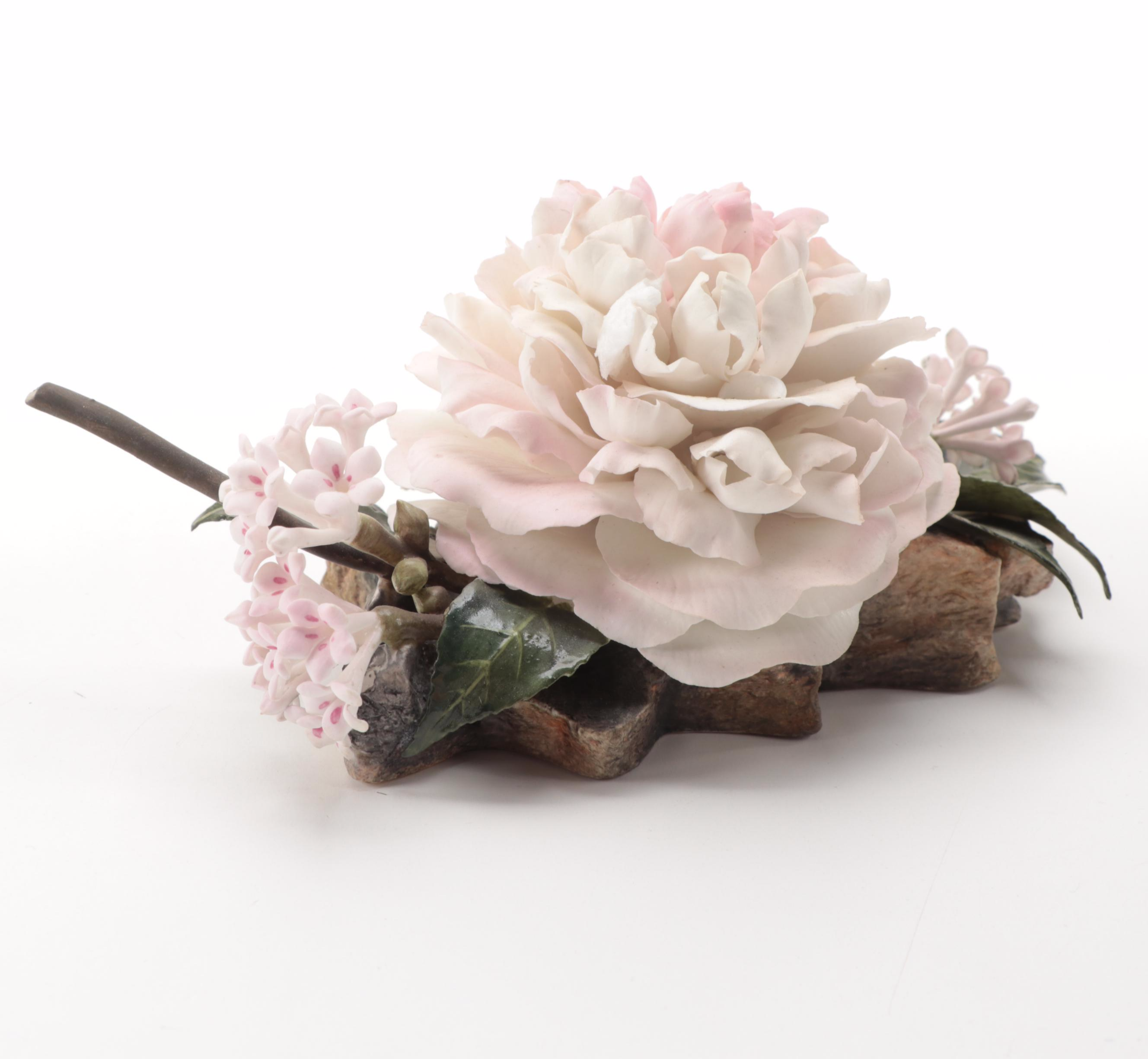 Boehm "Marigolds" Porcelain Figurine with Other Boehm Figurines