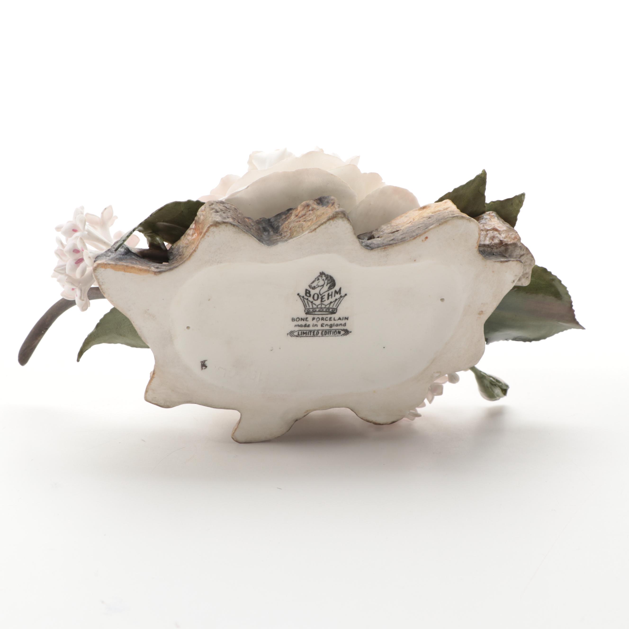 Boehm "Marigolds" Porcelain Figurine with Other Boehm Figurines