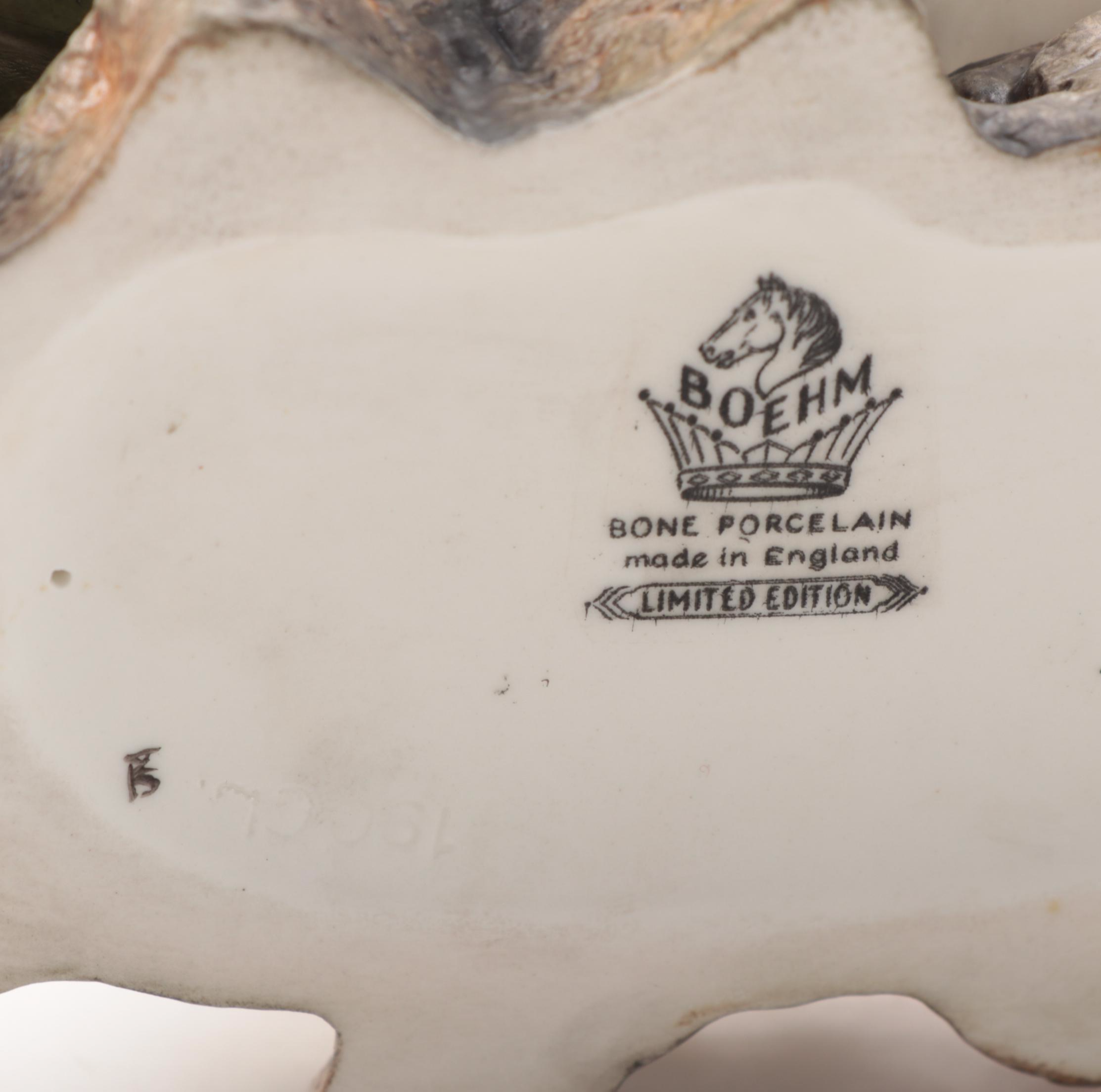 Boehm "Marigolds" Porcelain Figurine with Other Boehm Figurines