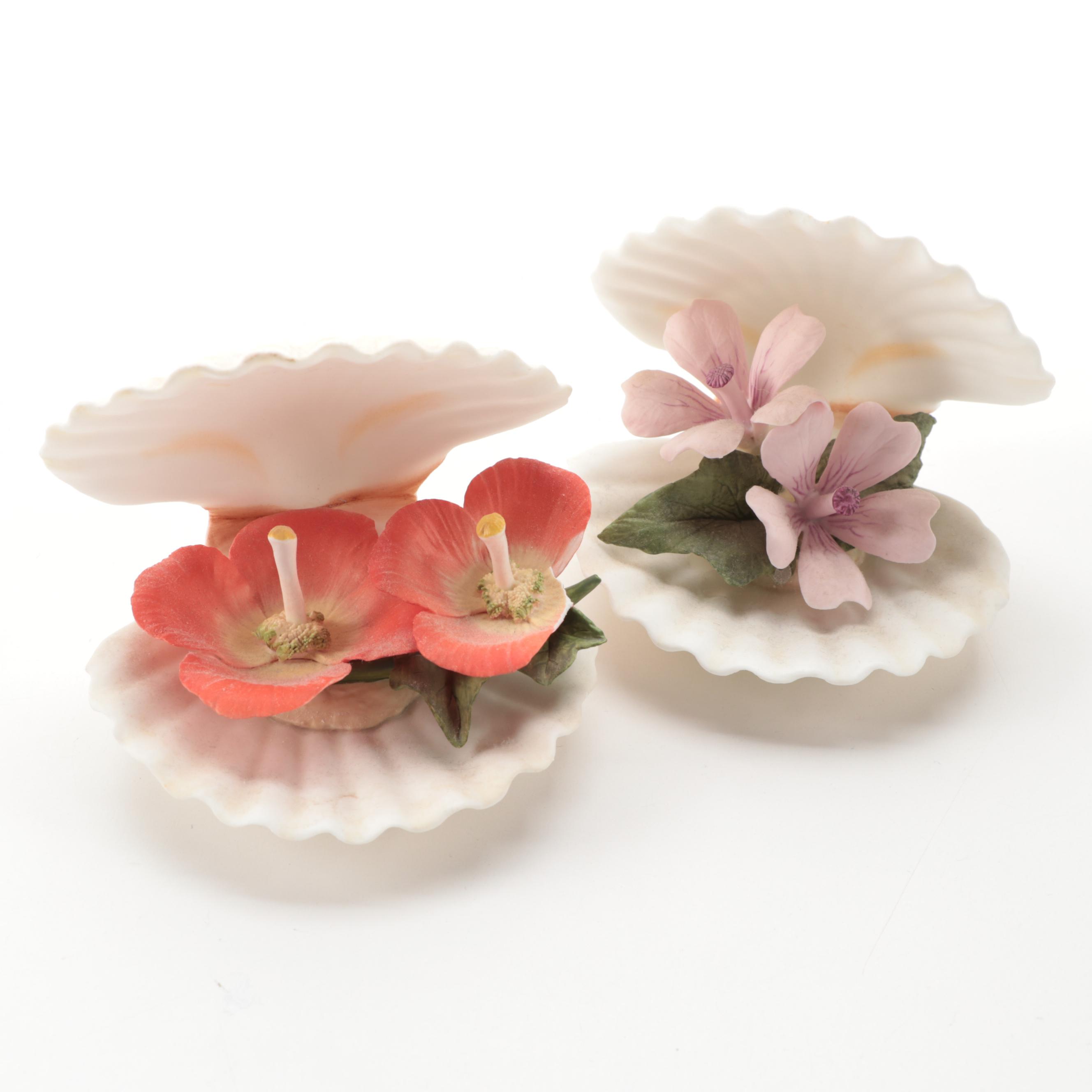 Boehm "Marigolds" Porcelain Figurine with Other Boehm Figurines